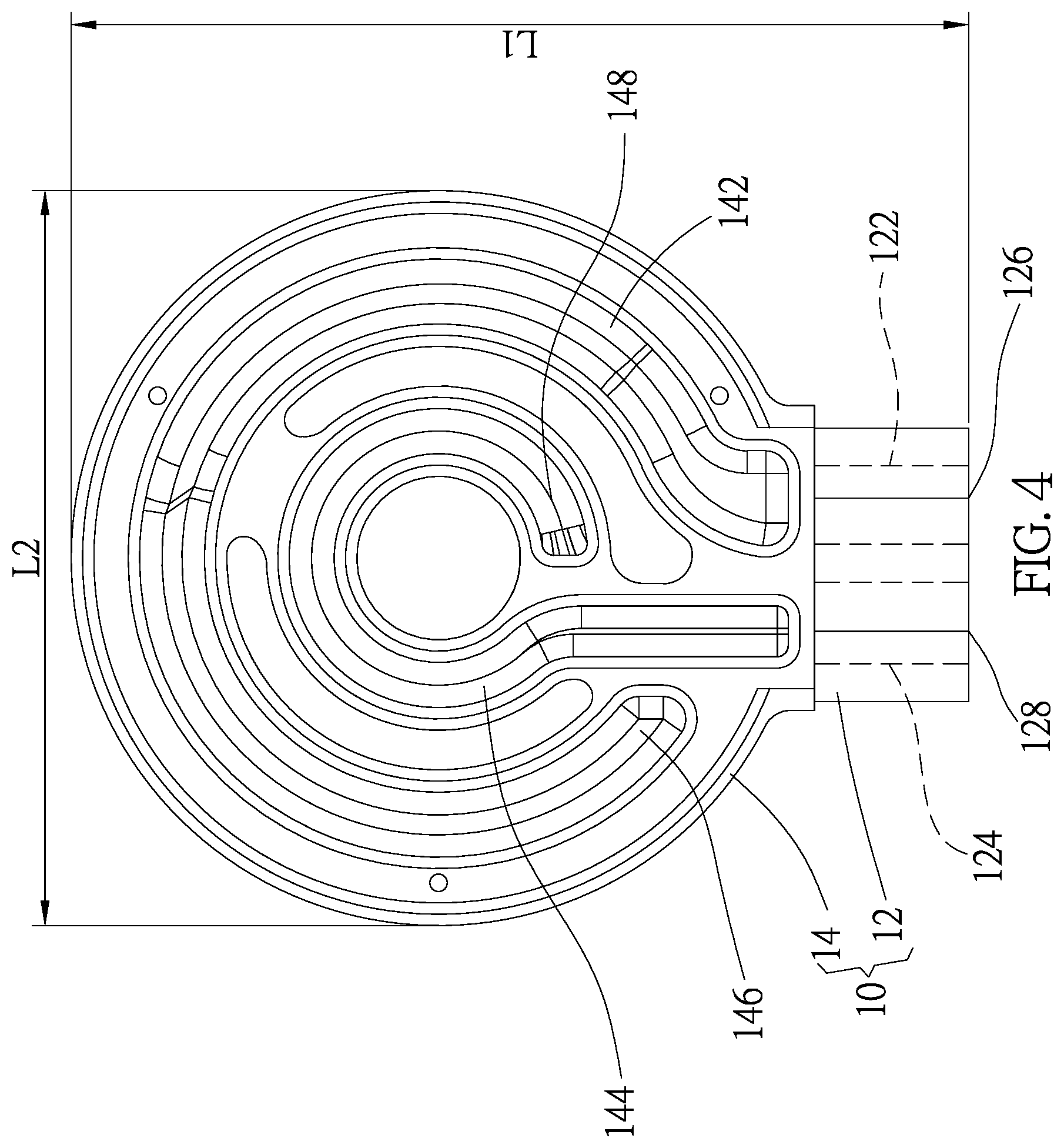 Patent US12104786 Figure 4 – Burner of gas stove