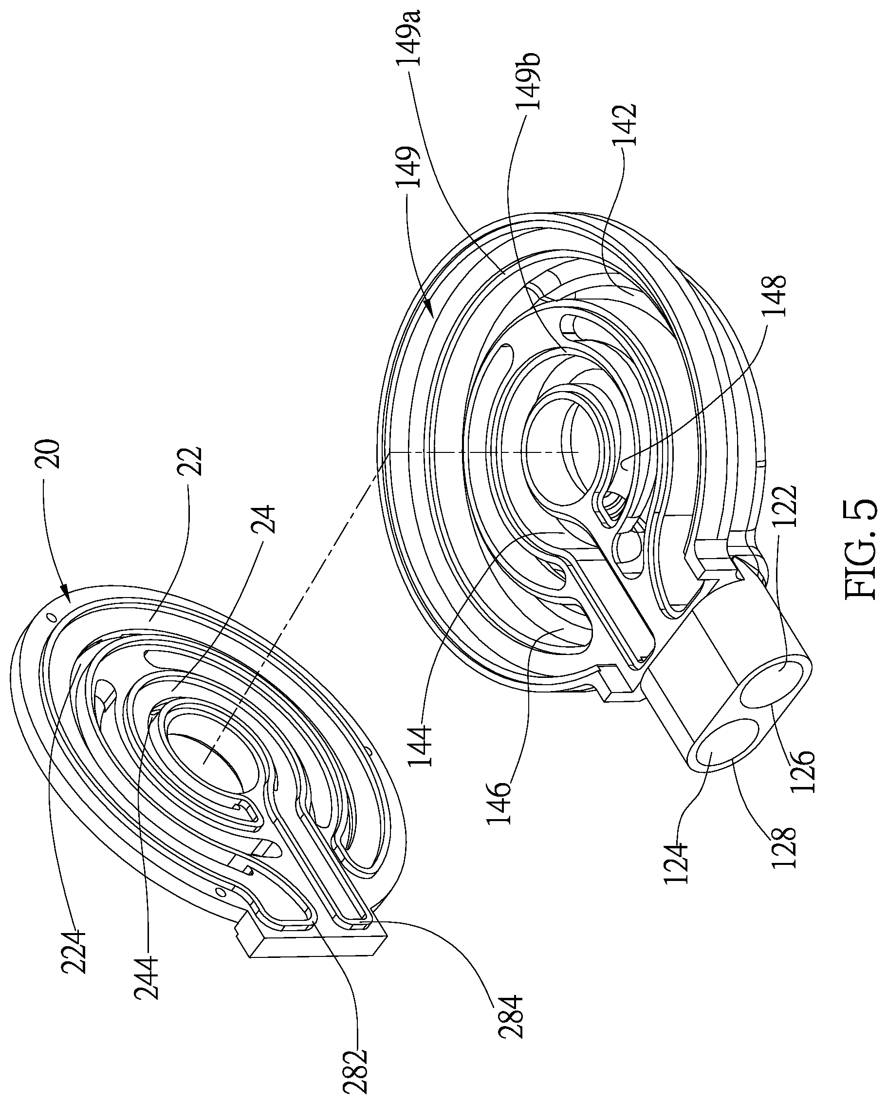 Patent US12104786 Figure 5 – Burner of gas stove