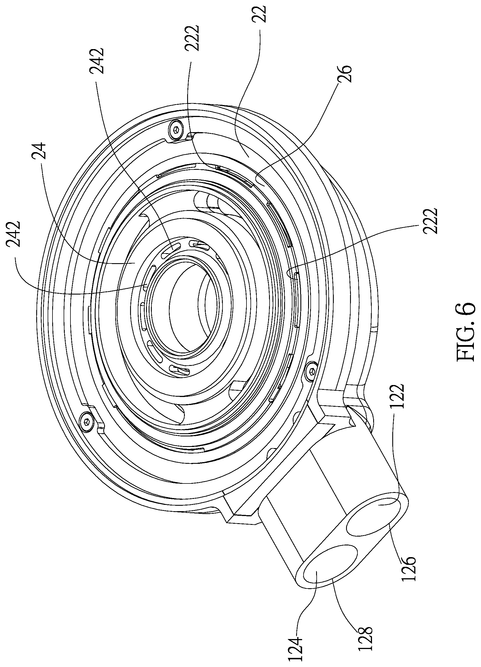 Patent US12104786 Figure 6 – Burner of gas stove
