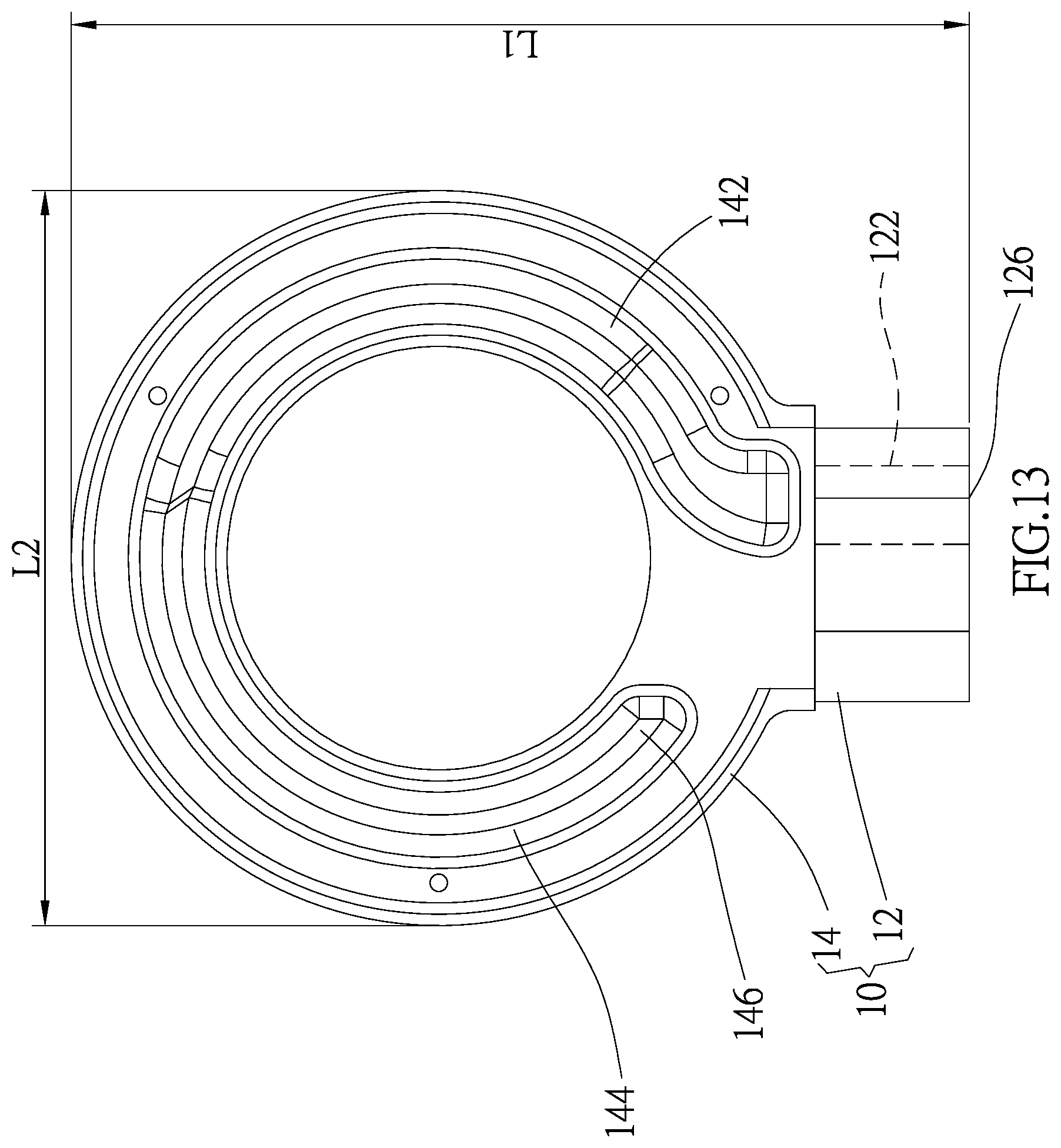 Patent US12104786 Figure 13 – Burner of gas stove