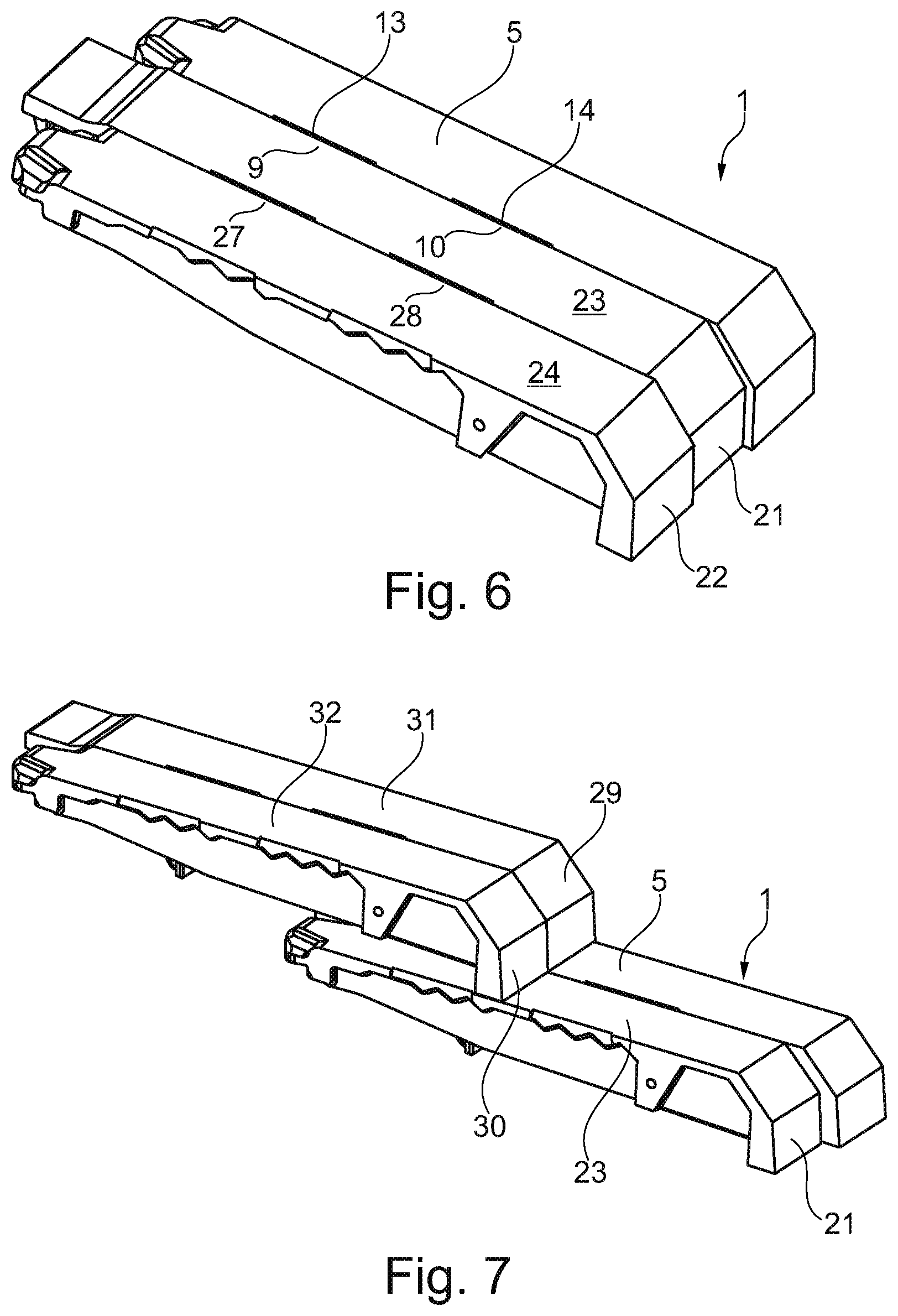 Patent US12104787 Figure 2 – Grate bar, grate bar arrangement, and method for operating a grate bar arrangement