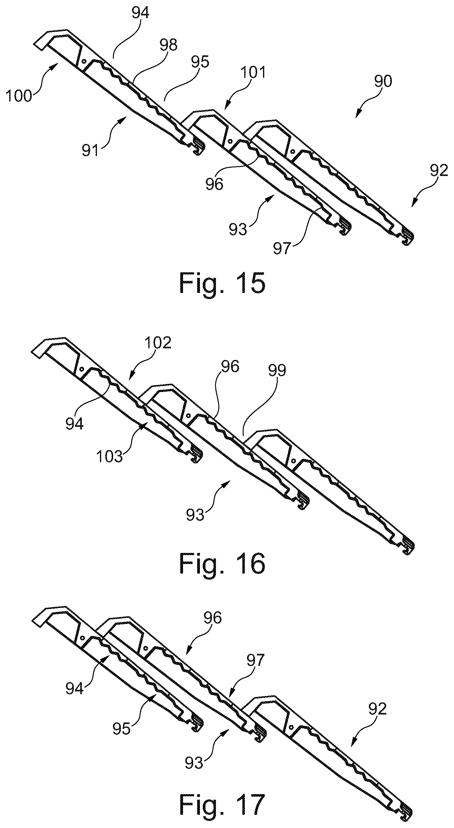Patent US12104787 Figure 4 – Grate bar, grate bar arrangement, and method for operating a grate bar arrangement