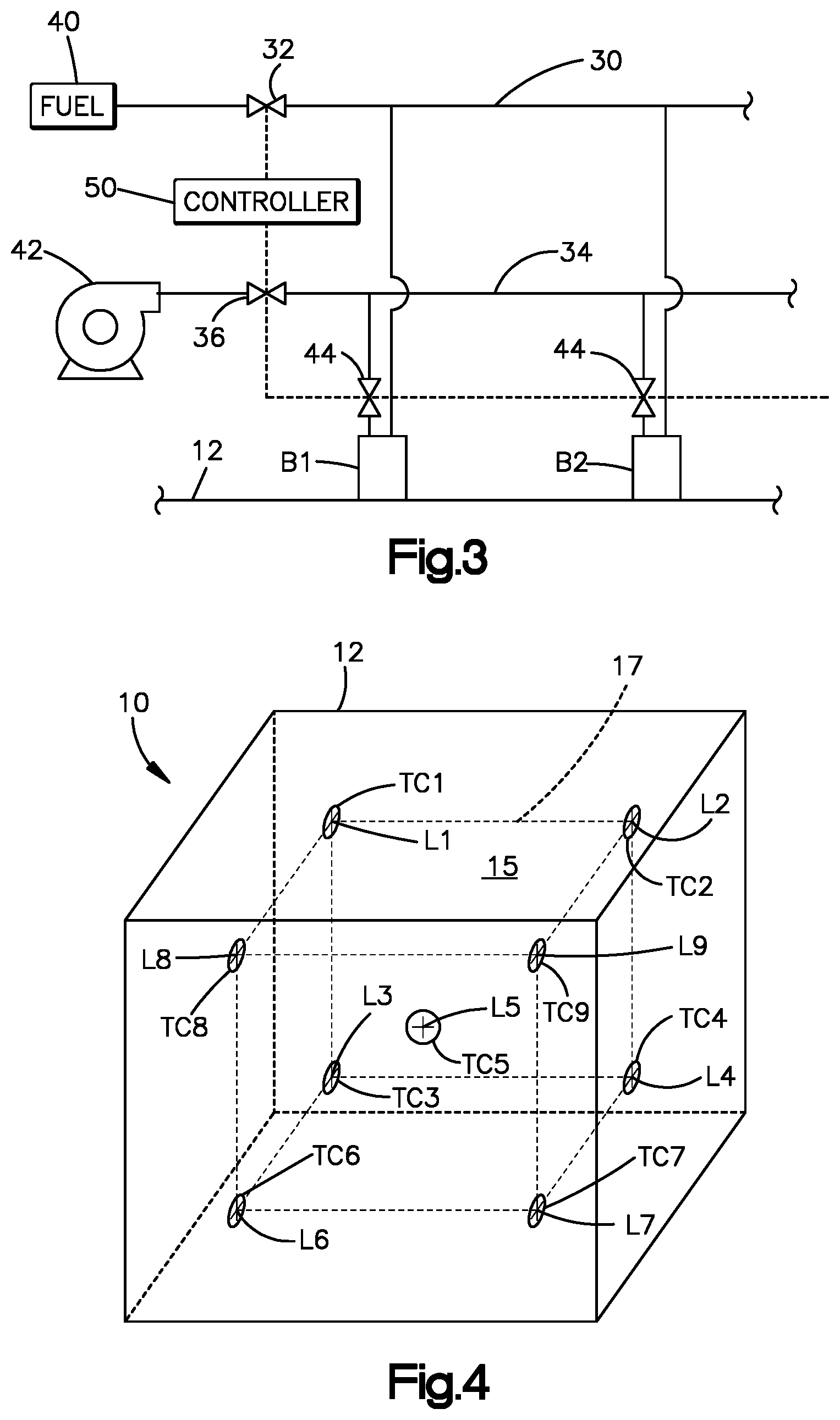 Patent US12104788 Figure 2 – Method and apparatus for improving furnace temperature uniformity