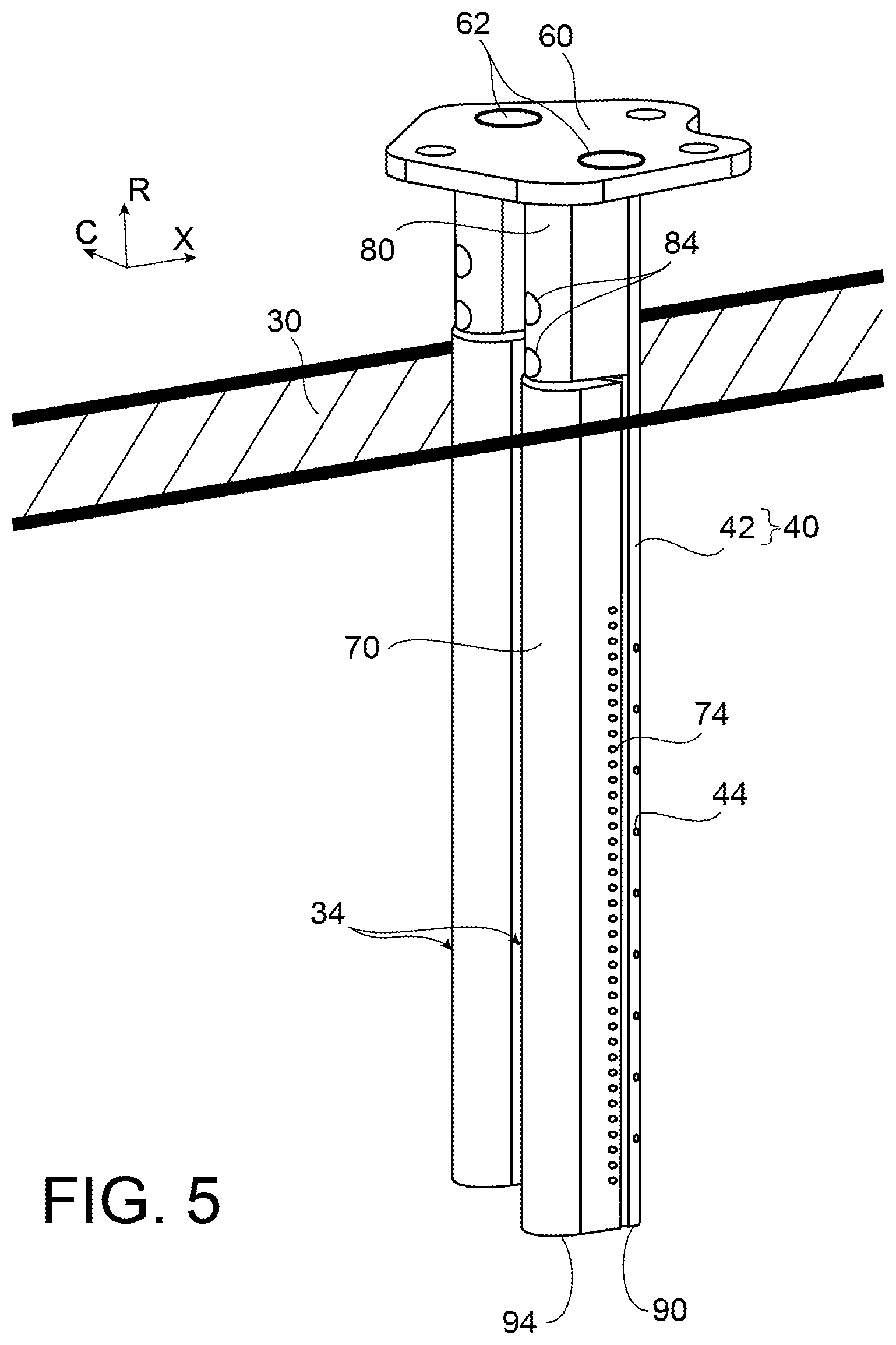 Patent US12104793 Figure 3 – Fuel injection device for a turbojet engine afterburner