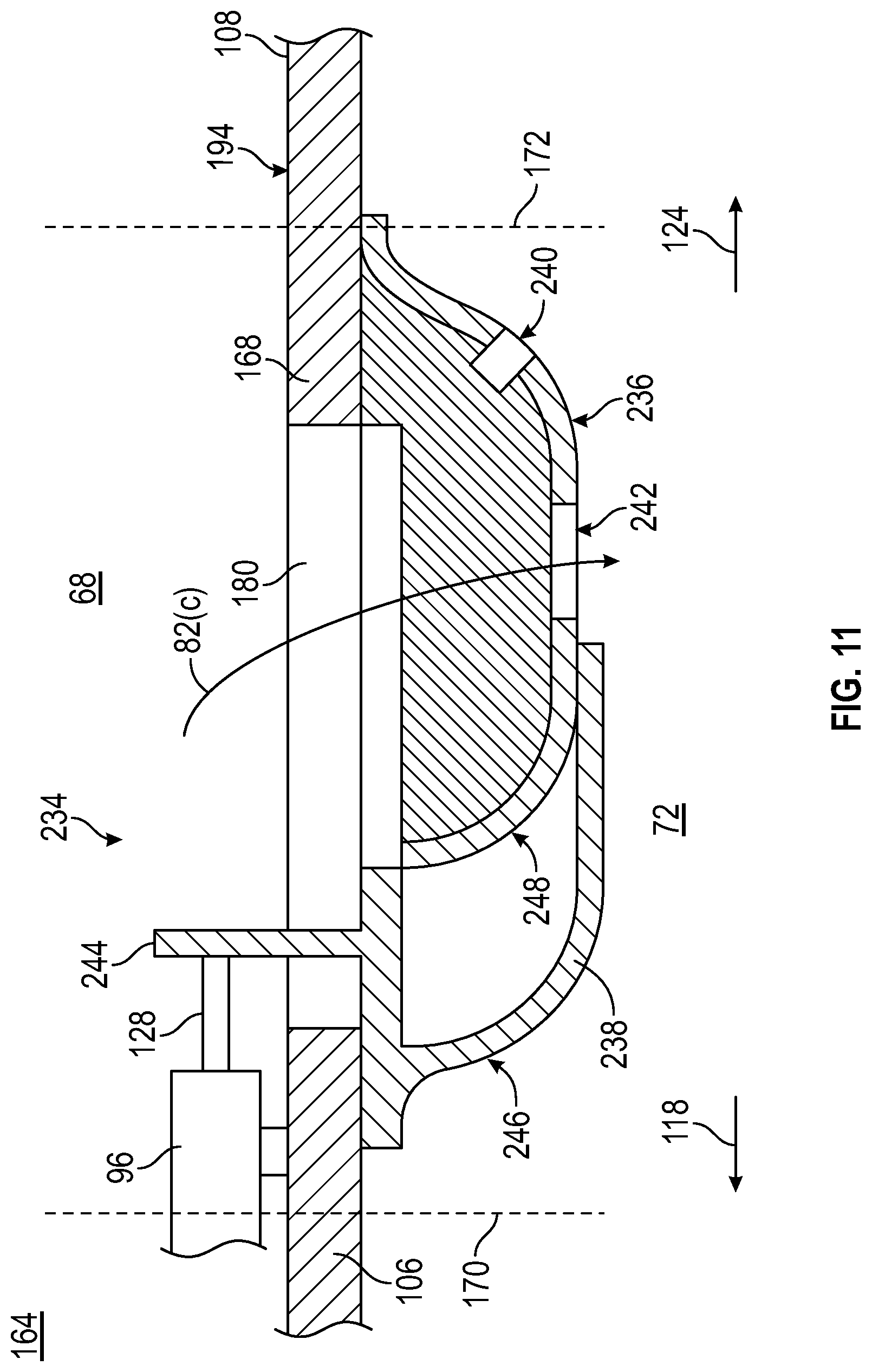 Patent US12104795 Figure 9 – Combustor with a variable primary zone combustion chamber