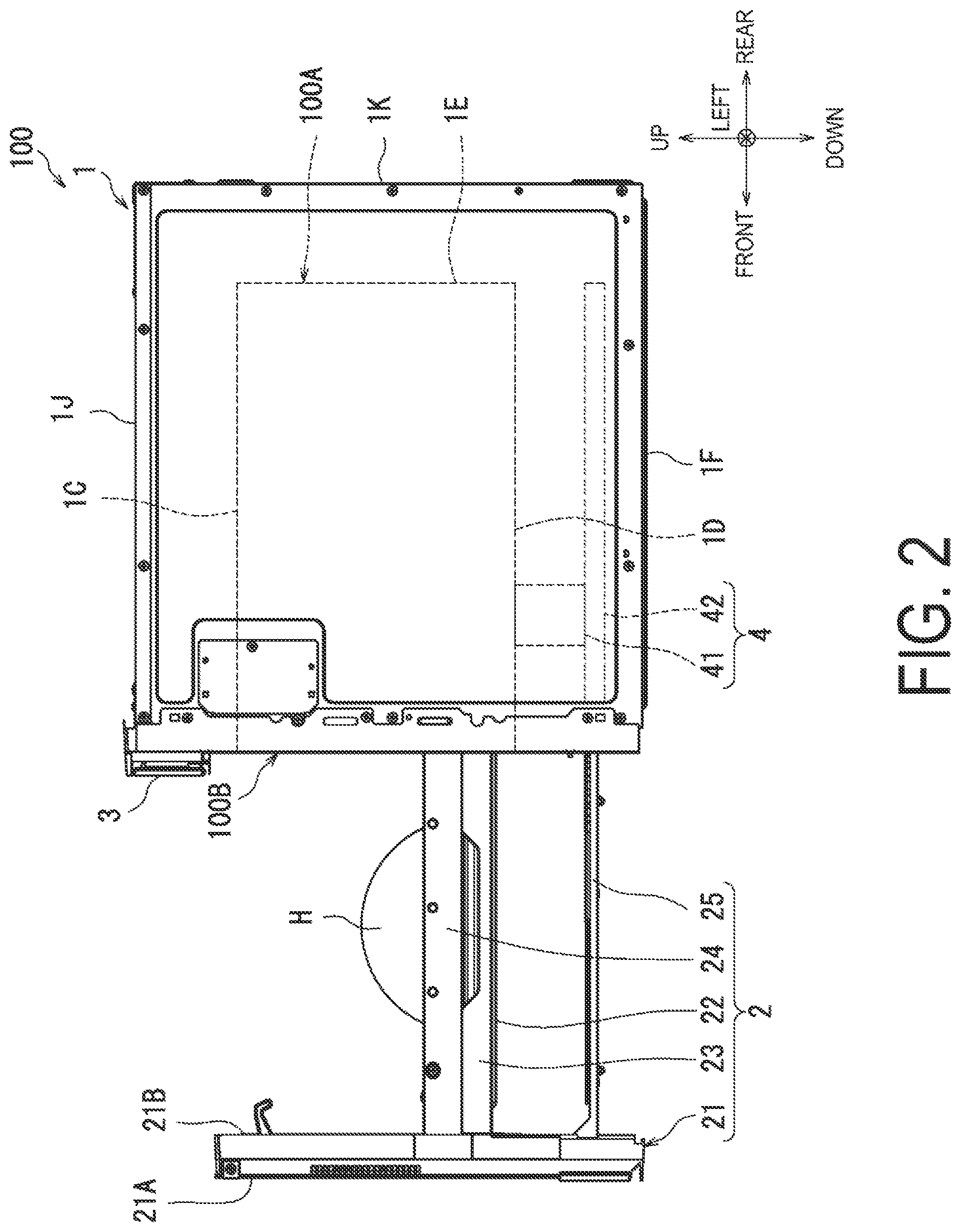 Patent US12104798 Figure 2 – Heating cooking apparatus