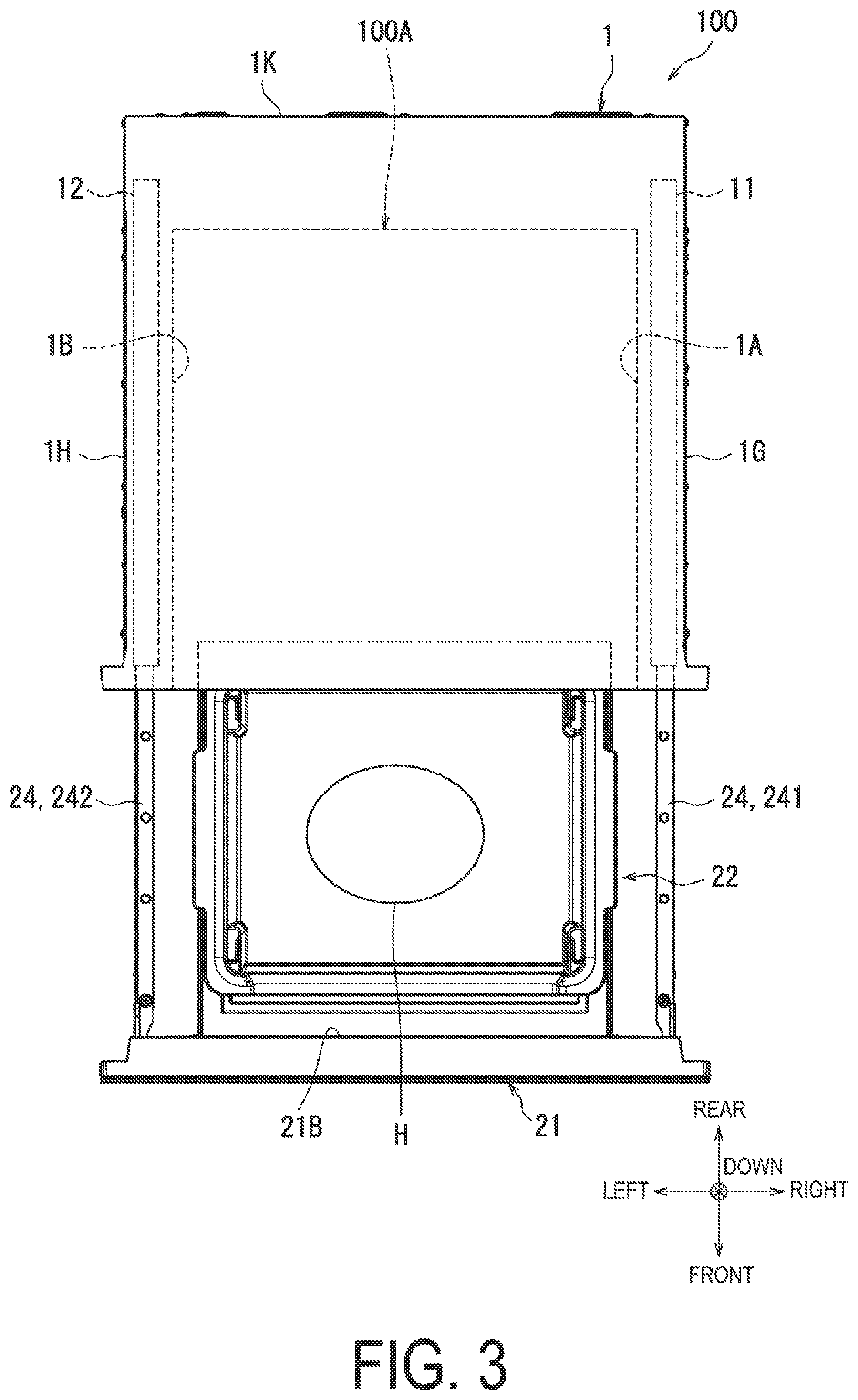 Patent US12104798 Figure 3 – Heating cooking apparatus