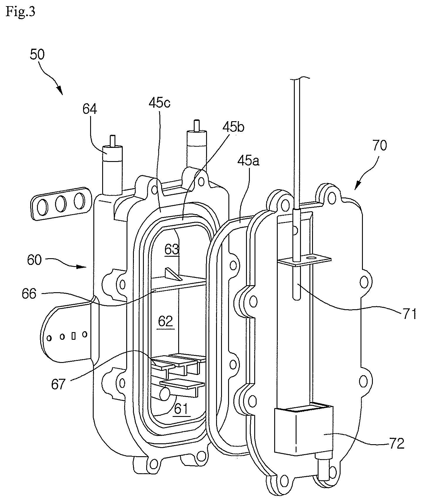 Patent US12104799 Figure 3 – Steam generator and cooking appliance