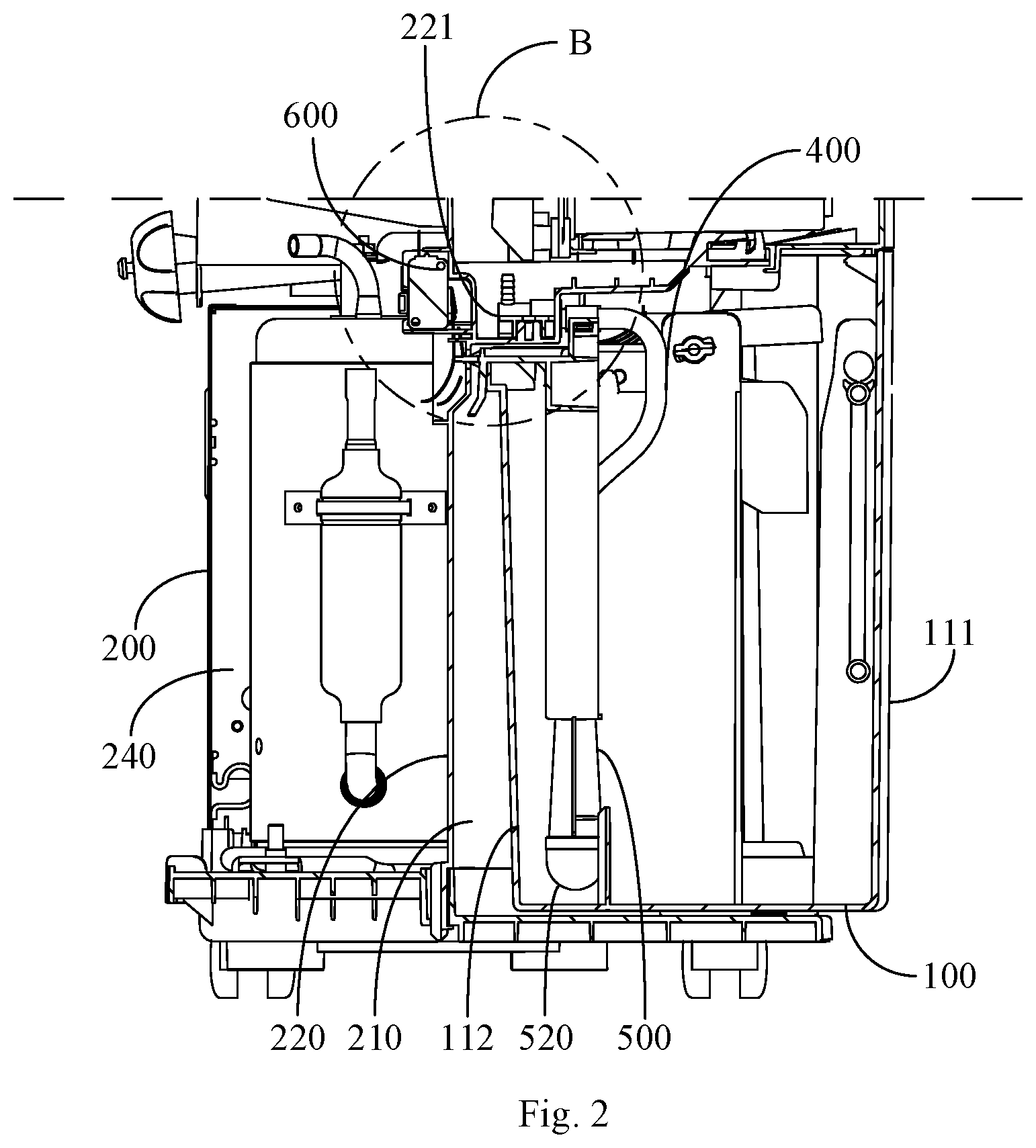 Patent US12104806 Figure 2 – Dehumidifier