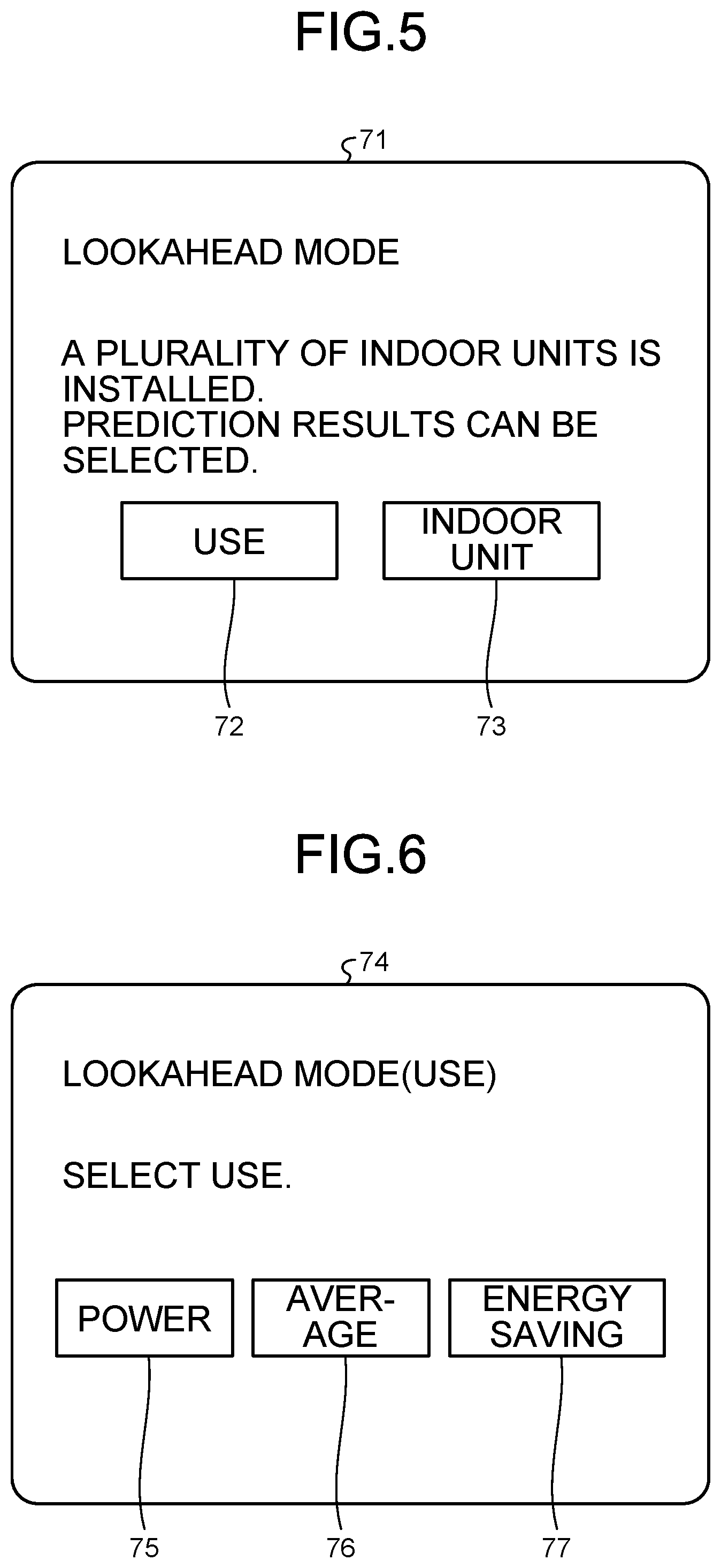 Patent US12104811 Figure 5 – Air conditioner with temperature prediction capability