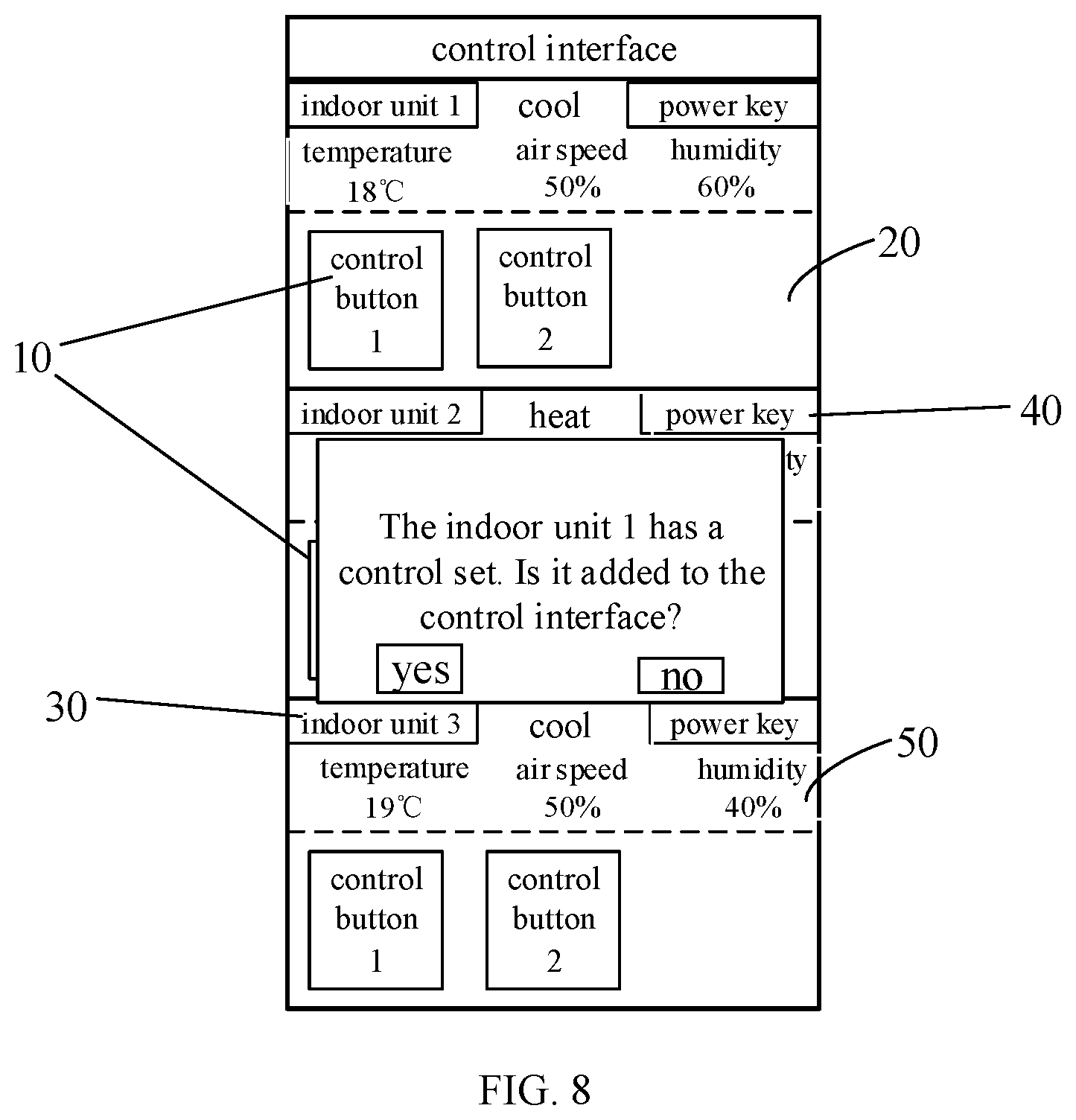 Patent US12104816 Figure 7 – Control method, control device, air conditioner system and storage medium with control parameter determined based on historical operation record