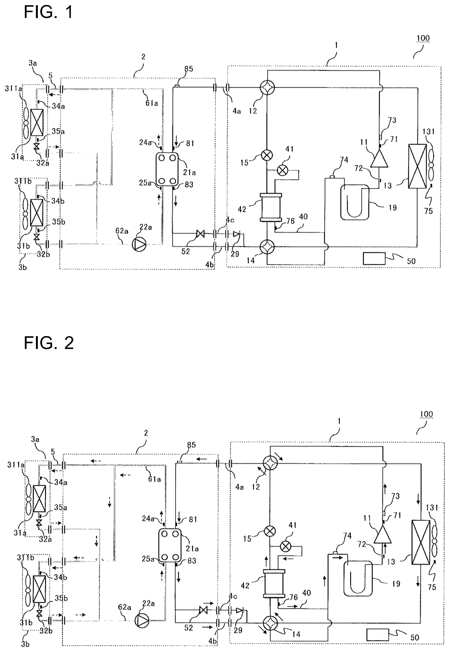 Patent US12104818 Figure 1 – Air-conditioning apparatus