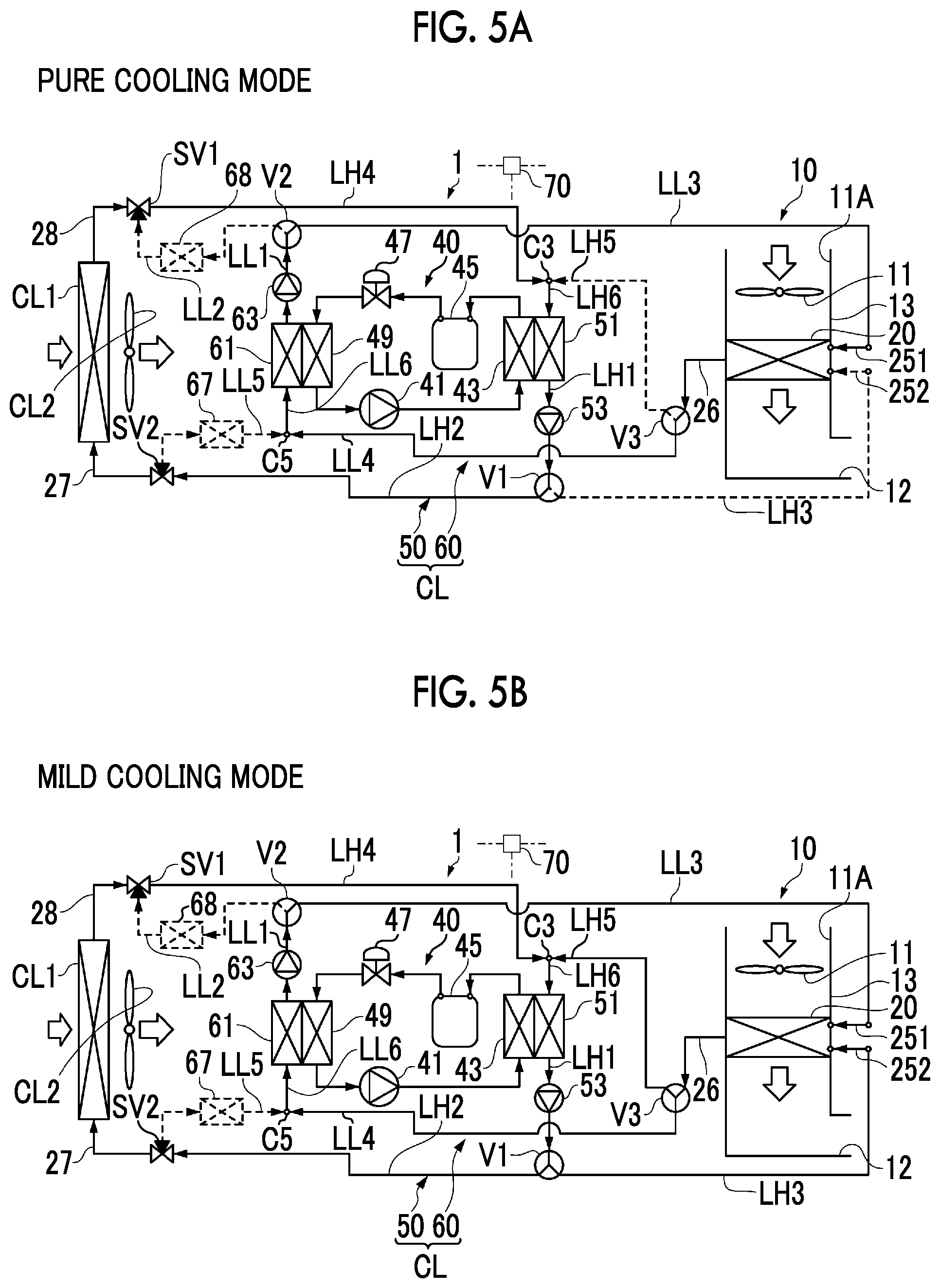 Patent US12104819 Figure 5 – Air-conditioning unit, heat exchanger, and air conditioner