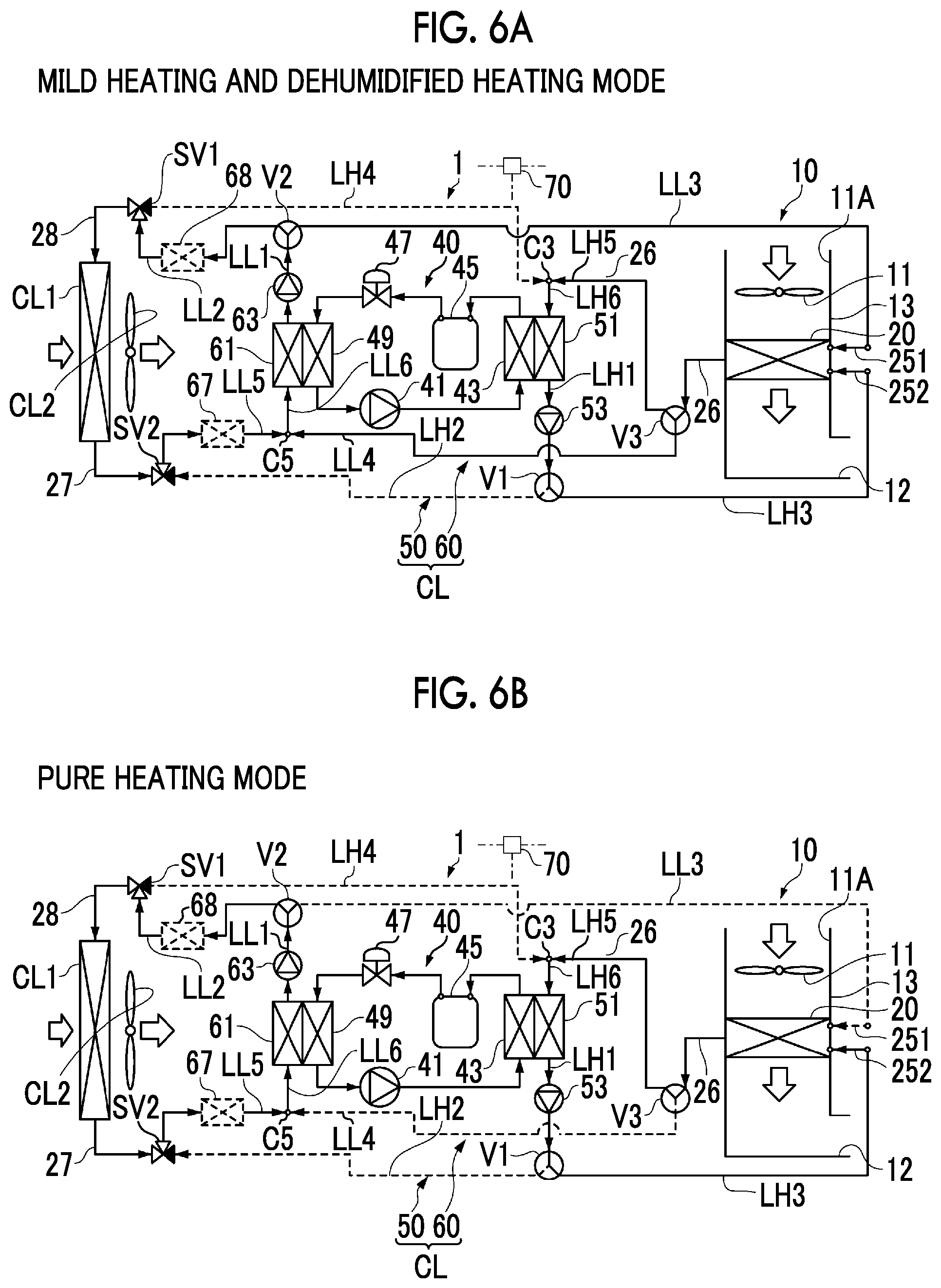 Patent US12104819 Figure 6 – Air-conditioning unit, heat exchanger, and air conditioner