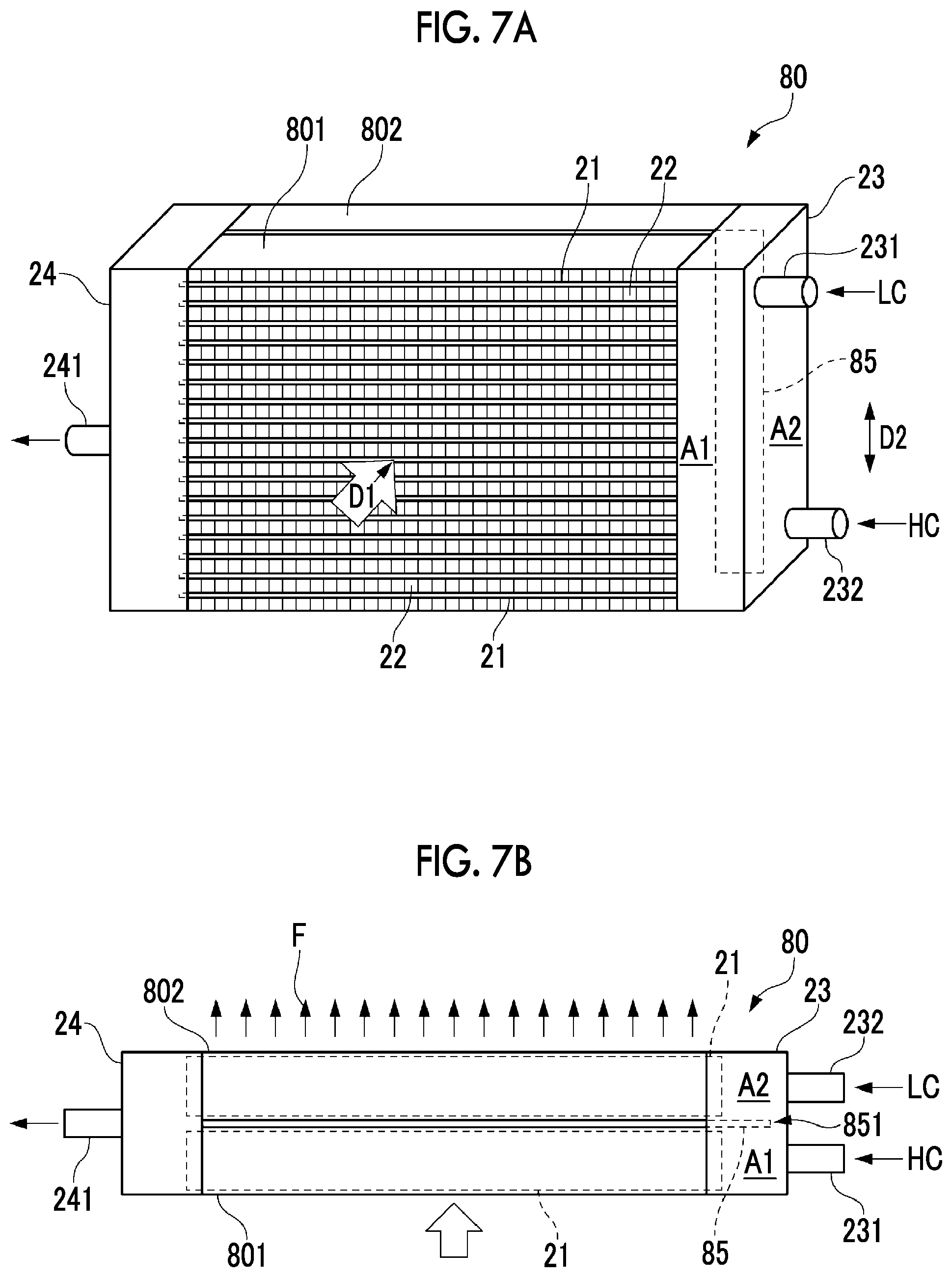 Patent US12104819 Figure 7 – Air-conditioning unit, heat exchanger, and air conditioner
