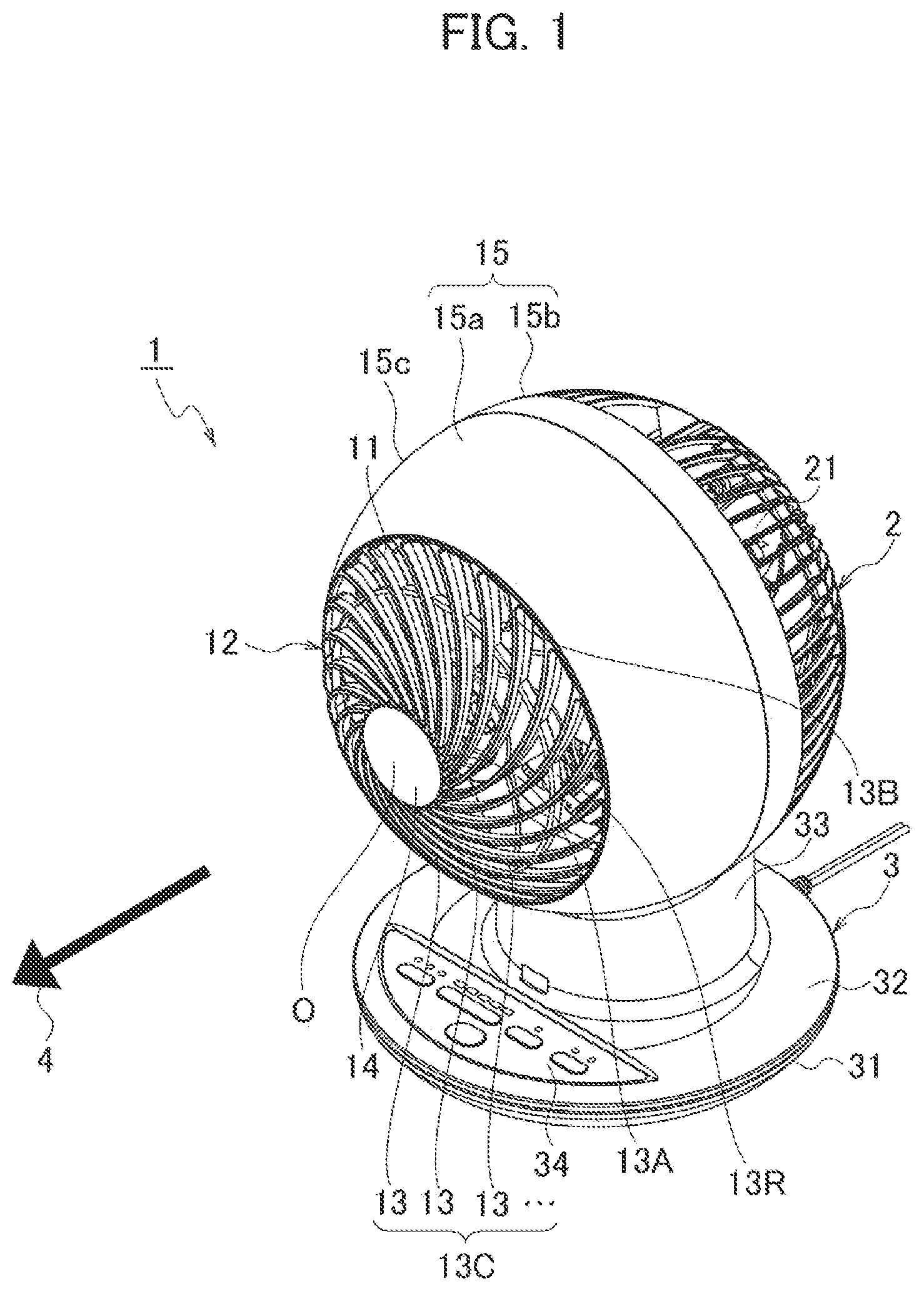 Patent US12104821 Figure 1 – Air circulator