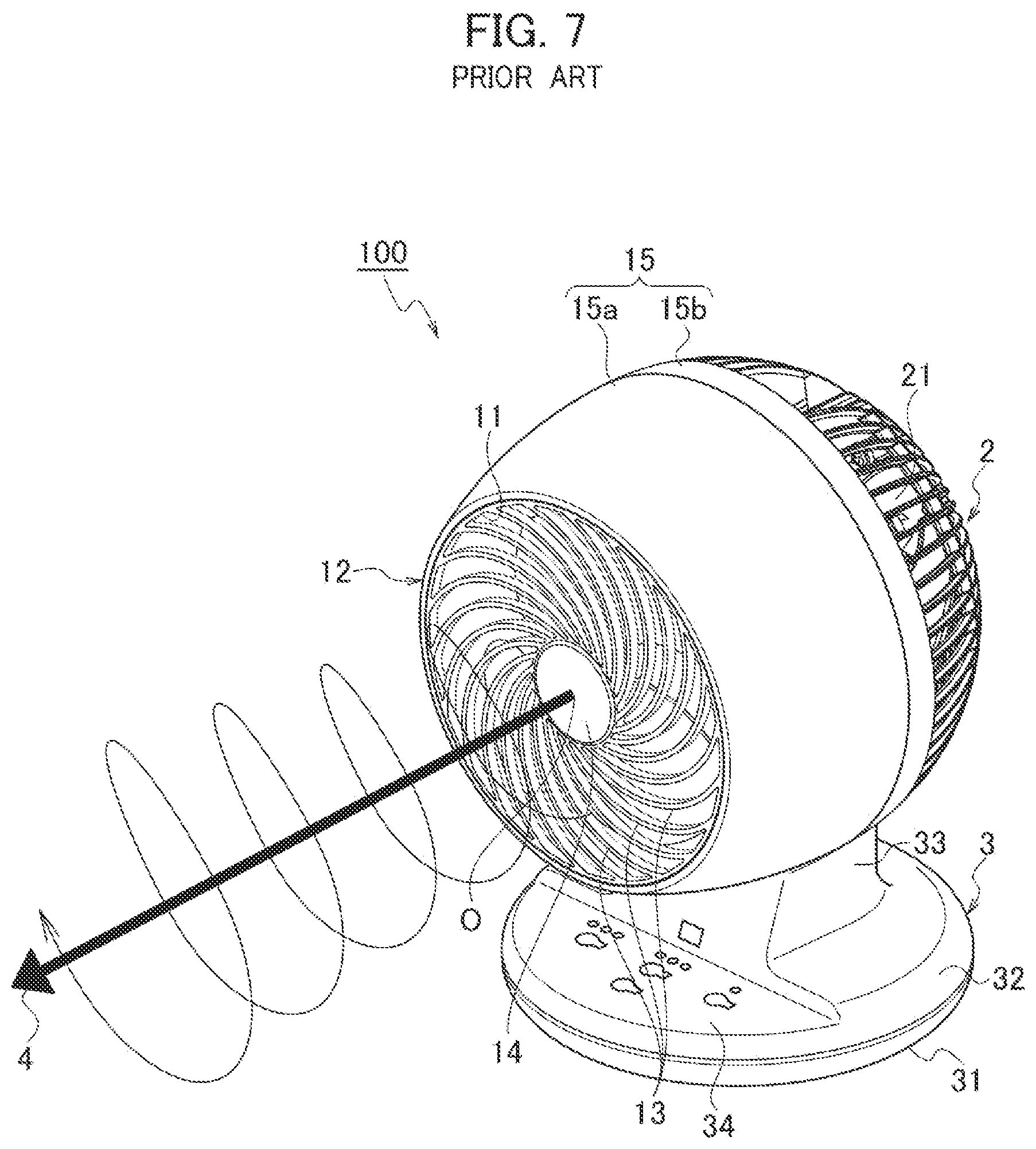Patent US12104821 Figure 5 – Air circulator