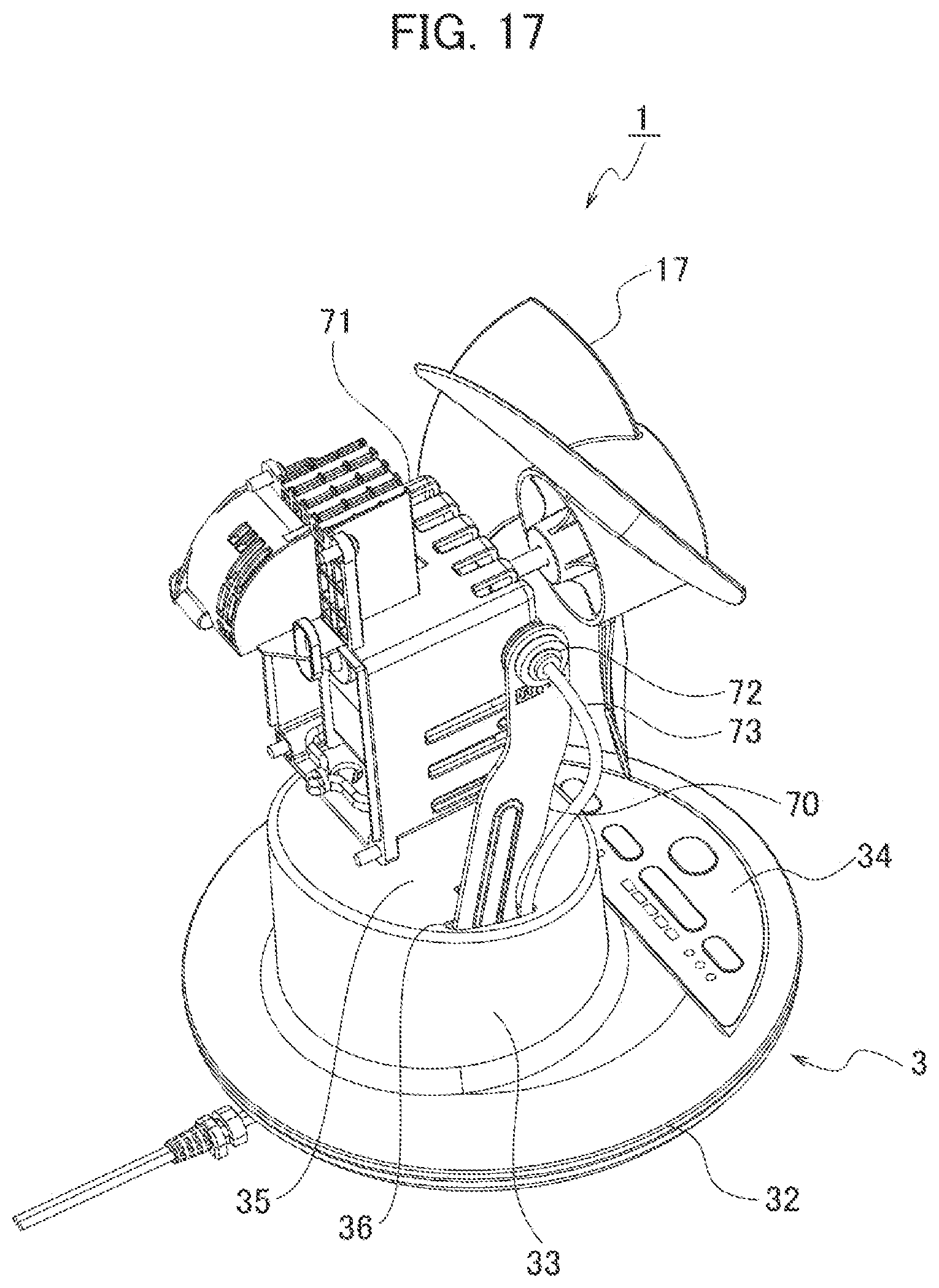 Patent US12104821 Figure 14 – Air circulator
