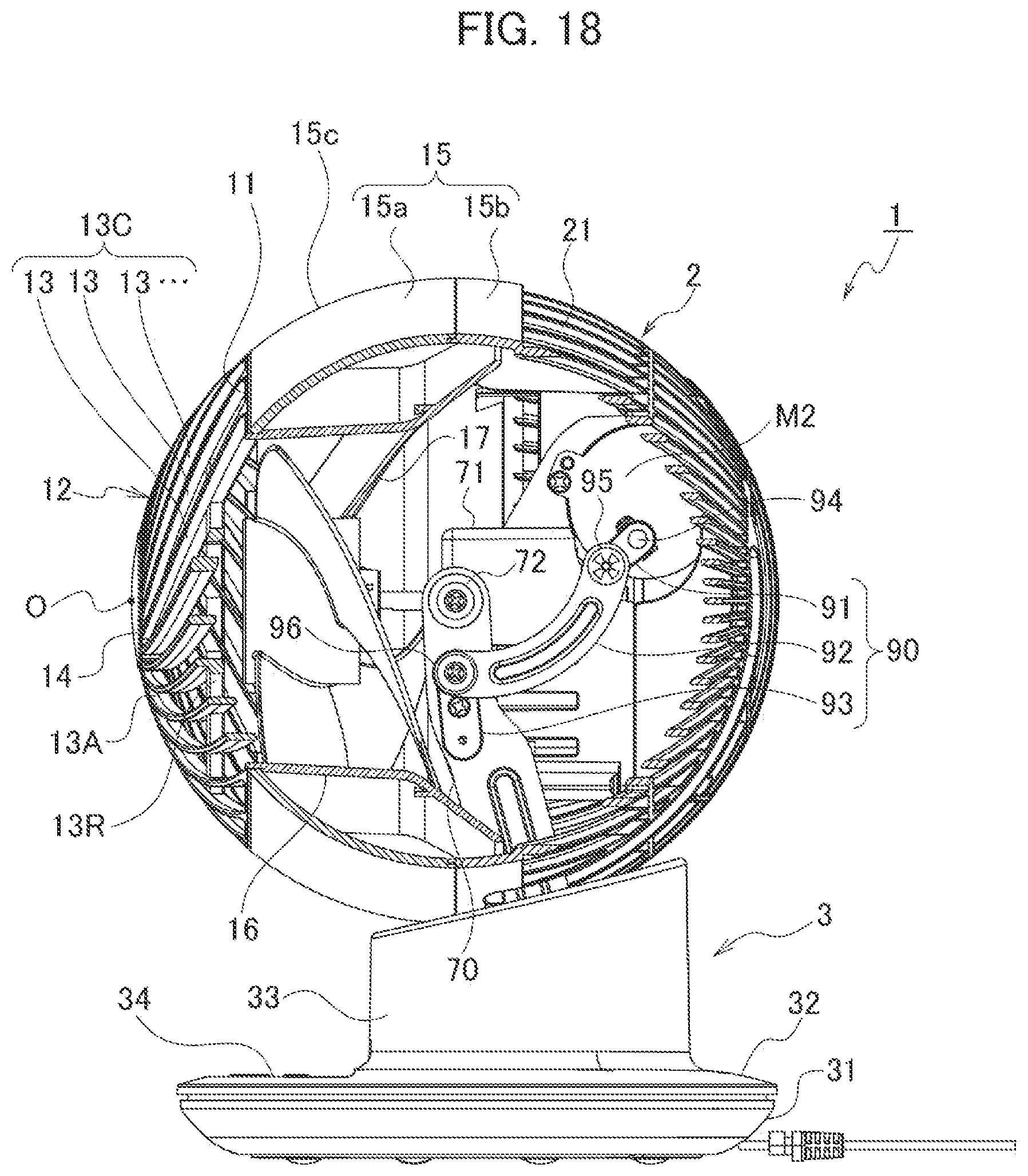 Patent US12104821 Figure 15 – Air circulator