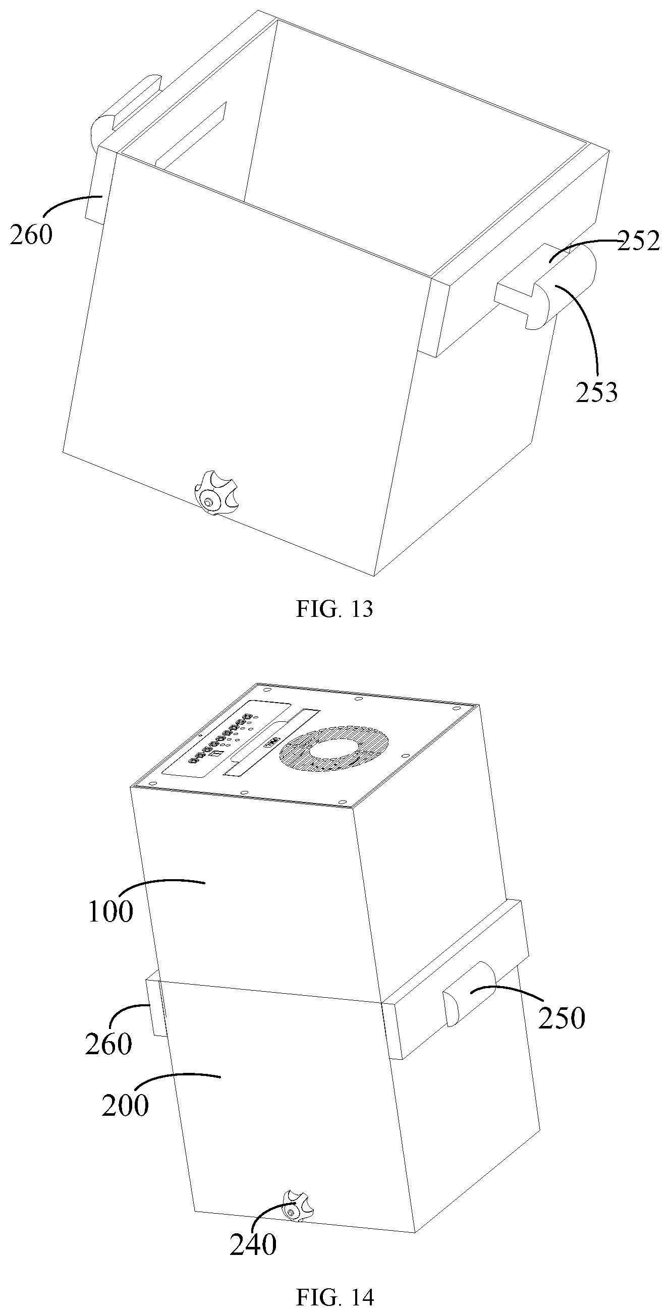Patent US12104822 Figure 7 – Dehumidifier with nesting water tank