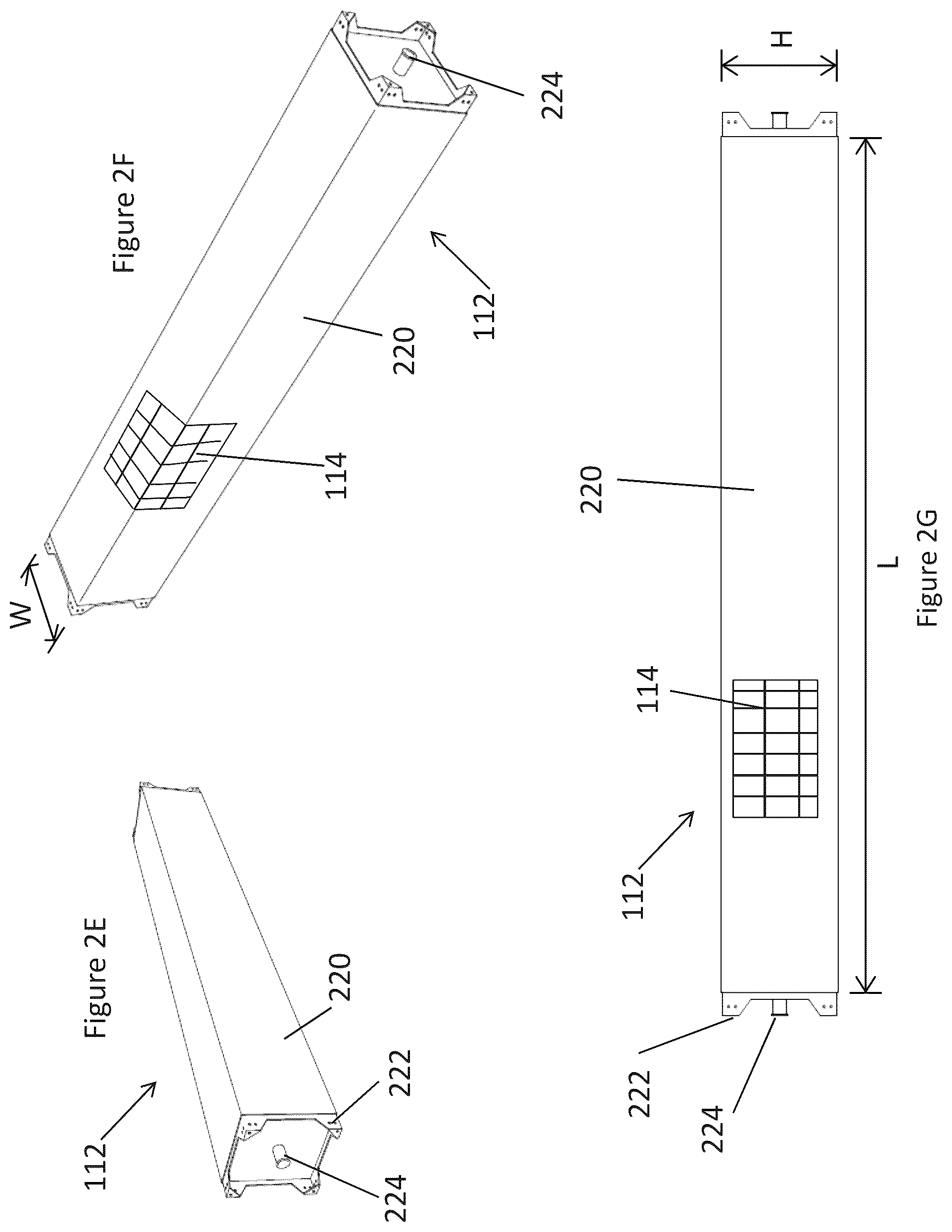 Patent US12104823 Figure 7 – Thermal storage system containers external features and modularity