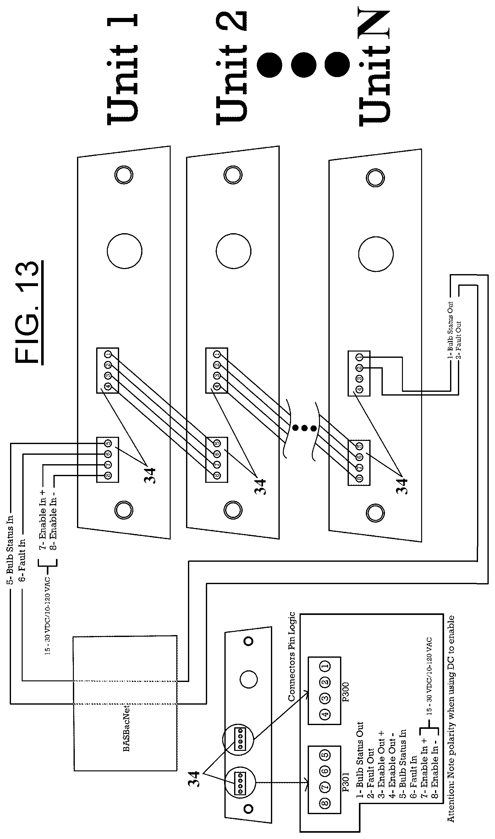 Patent US12104824 Figure 5 – Low-profile in-duct air sanitizer using UV emitter and cooperating wall-mountable reflectors