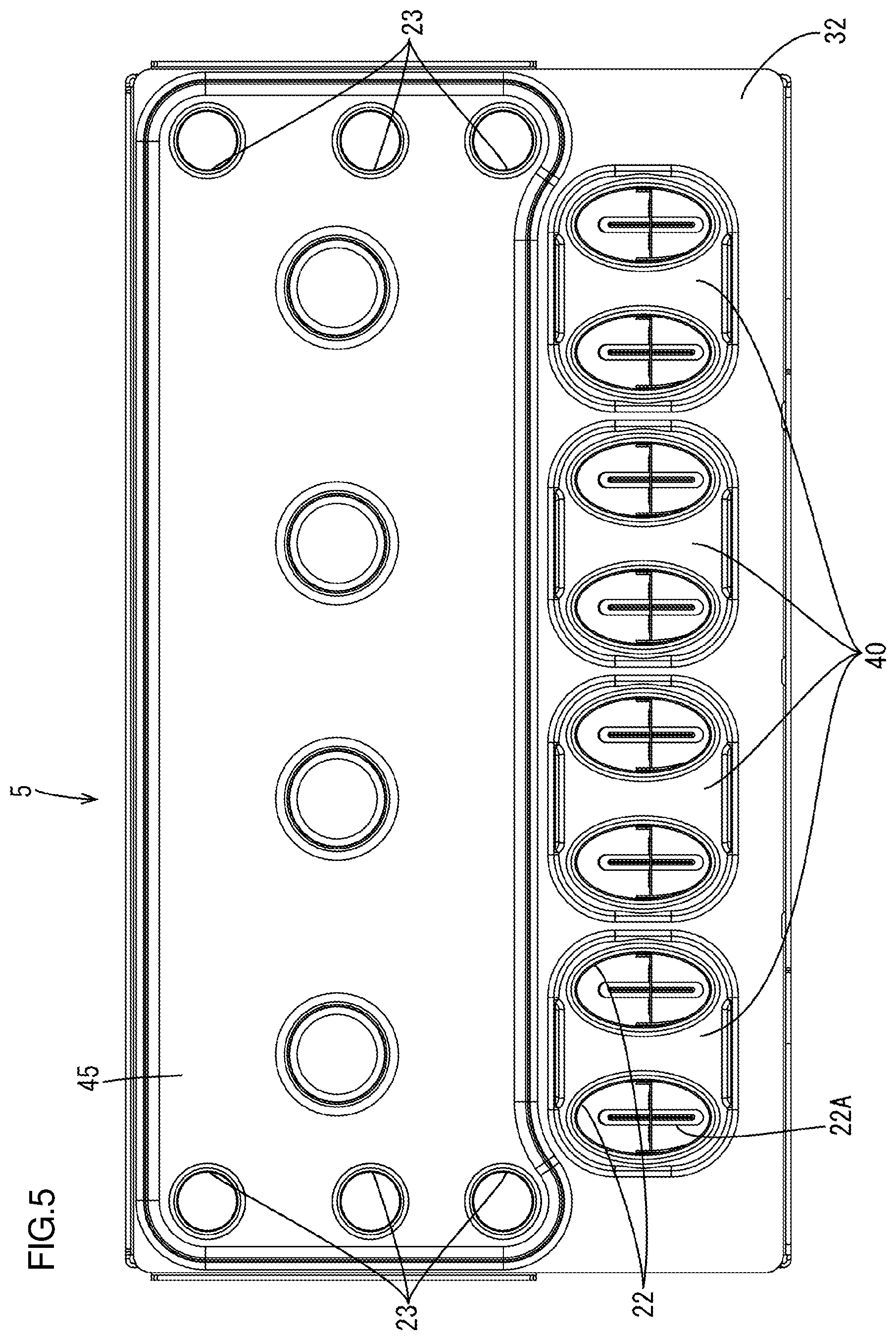 Patent US12104825 Figure 5 – Heat exchanger and water heater