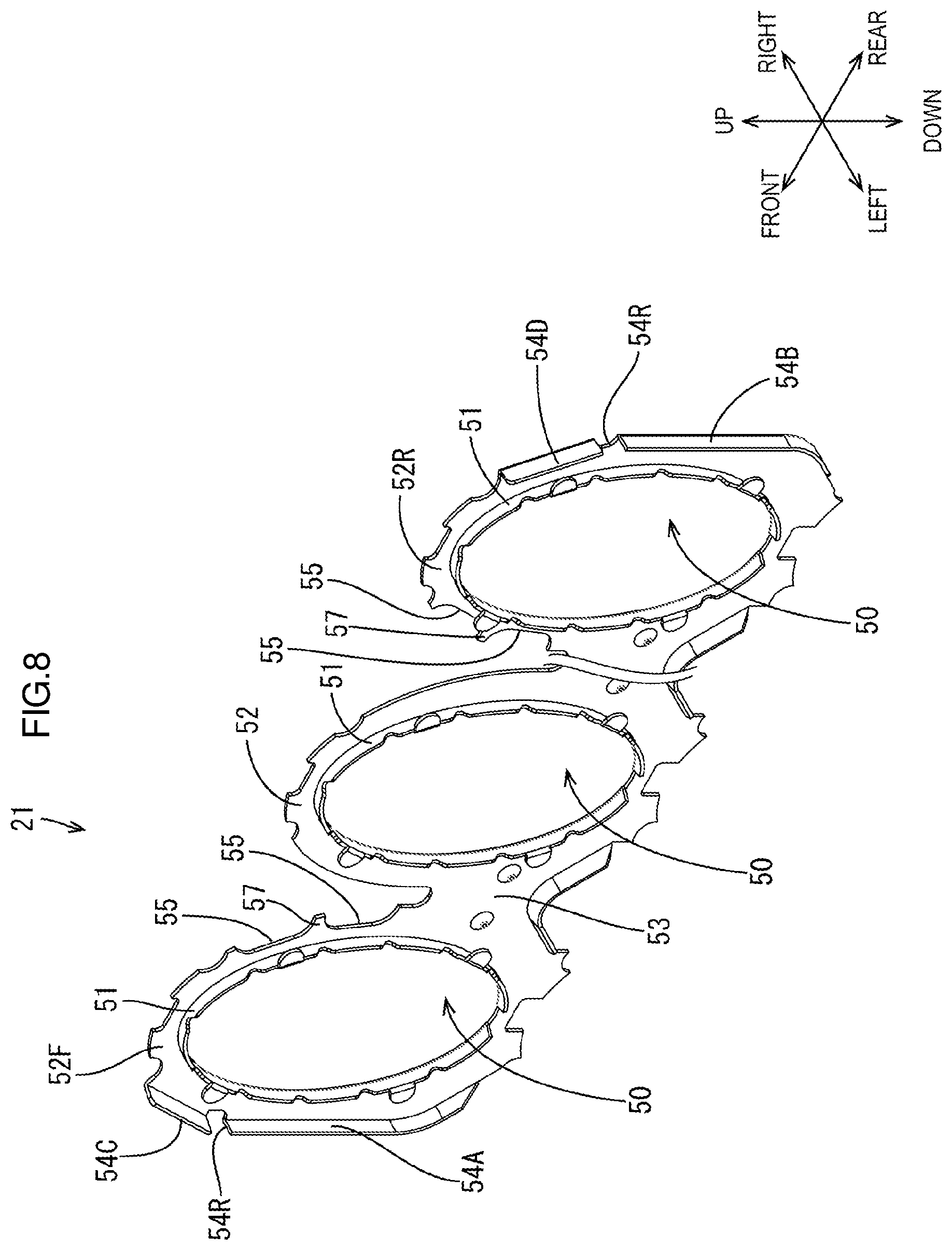 Patent US12104825 Figure 8 – Heat exchanger and water heater