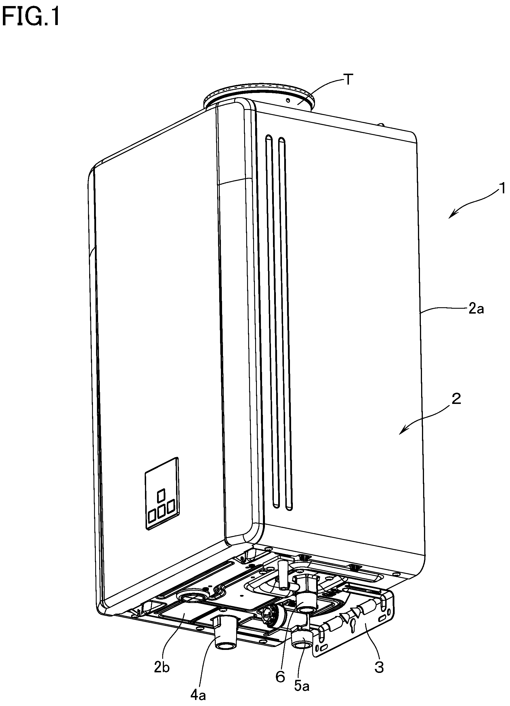 Patent US12104826 Figure 1 – Water heater