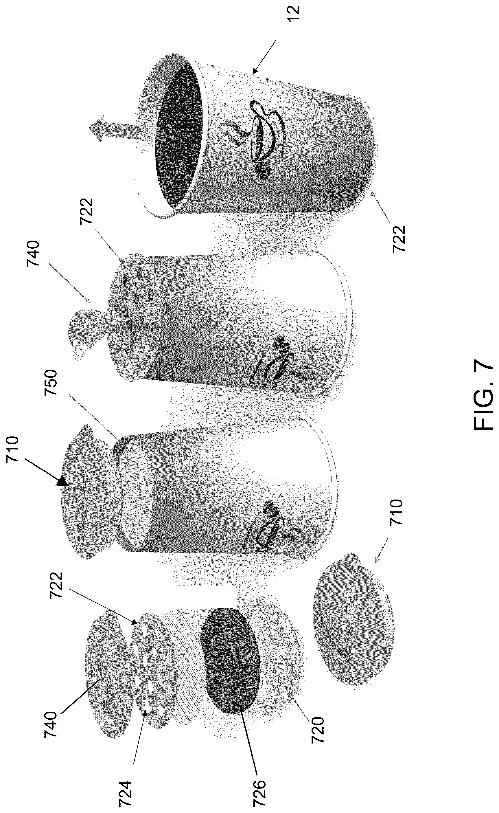 Patent US12104829 Figure 7 – Disposable devices for heating beverage containers