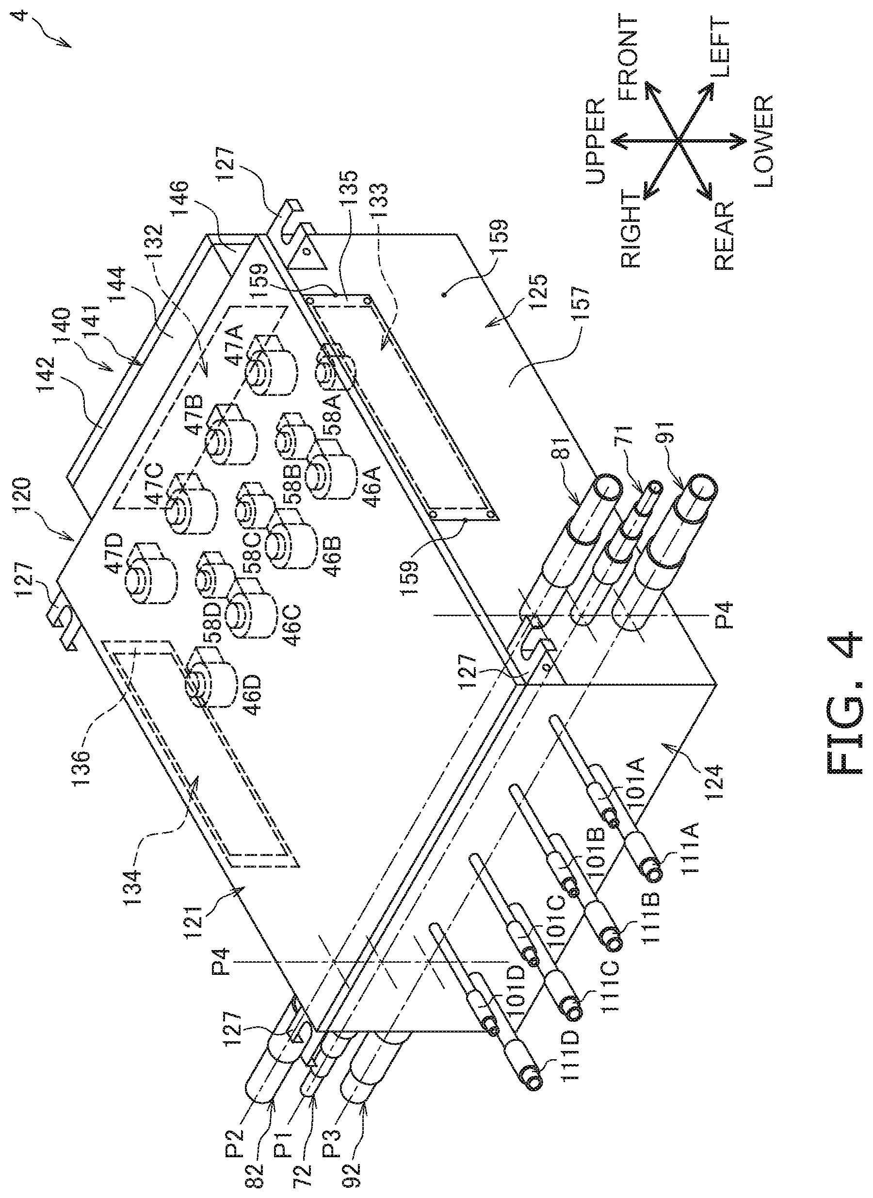 Patent US12104831 Figure 4 – Refrigerant flow path switching unit and air conditioner provided with the same