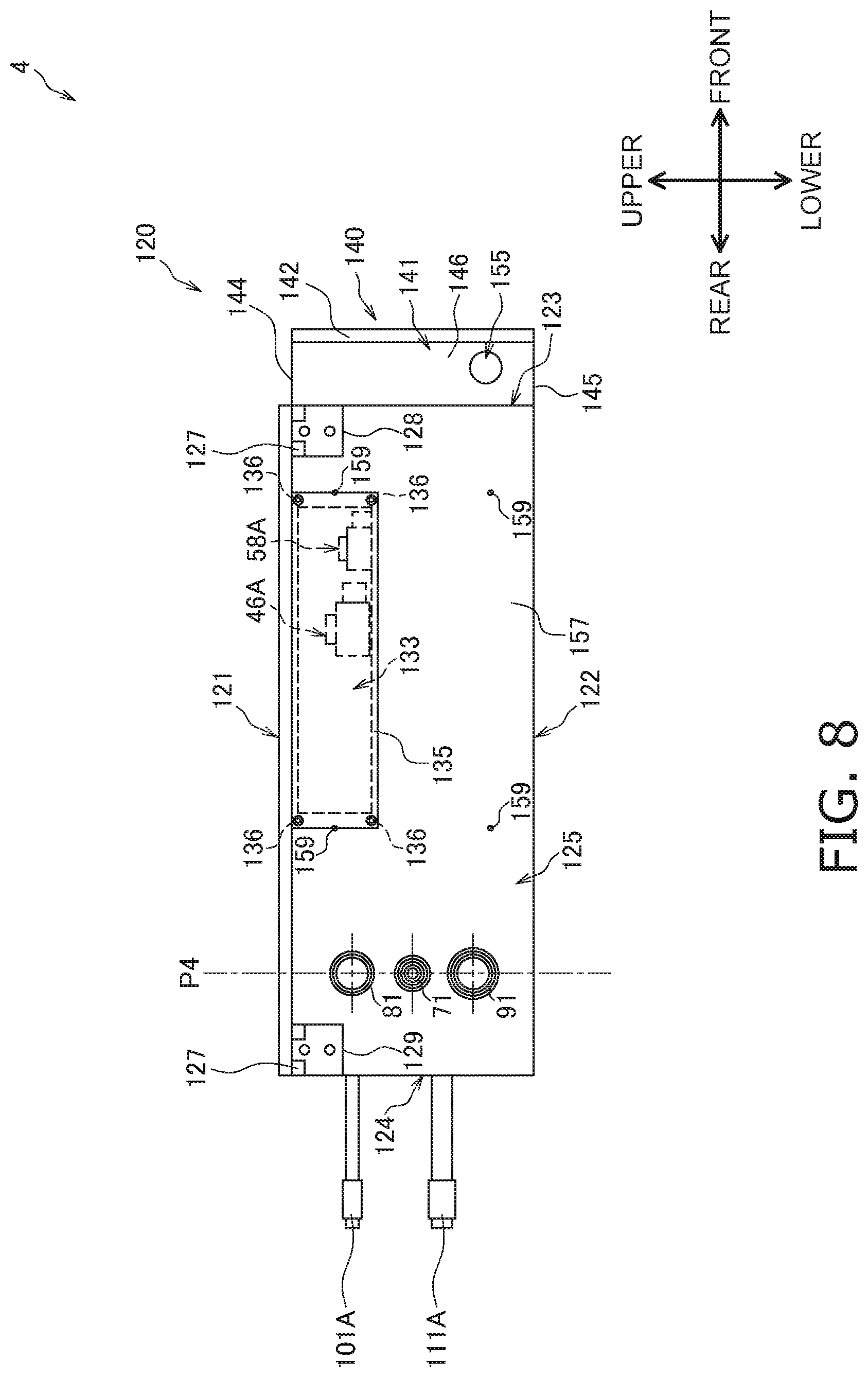 Patent US12104831 Figure 8 – Refrigerant flow path switching unit and air conditioner provided with the same