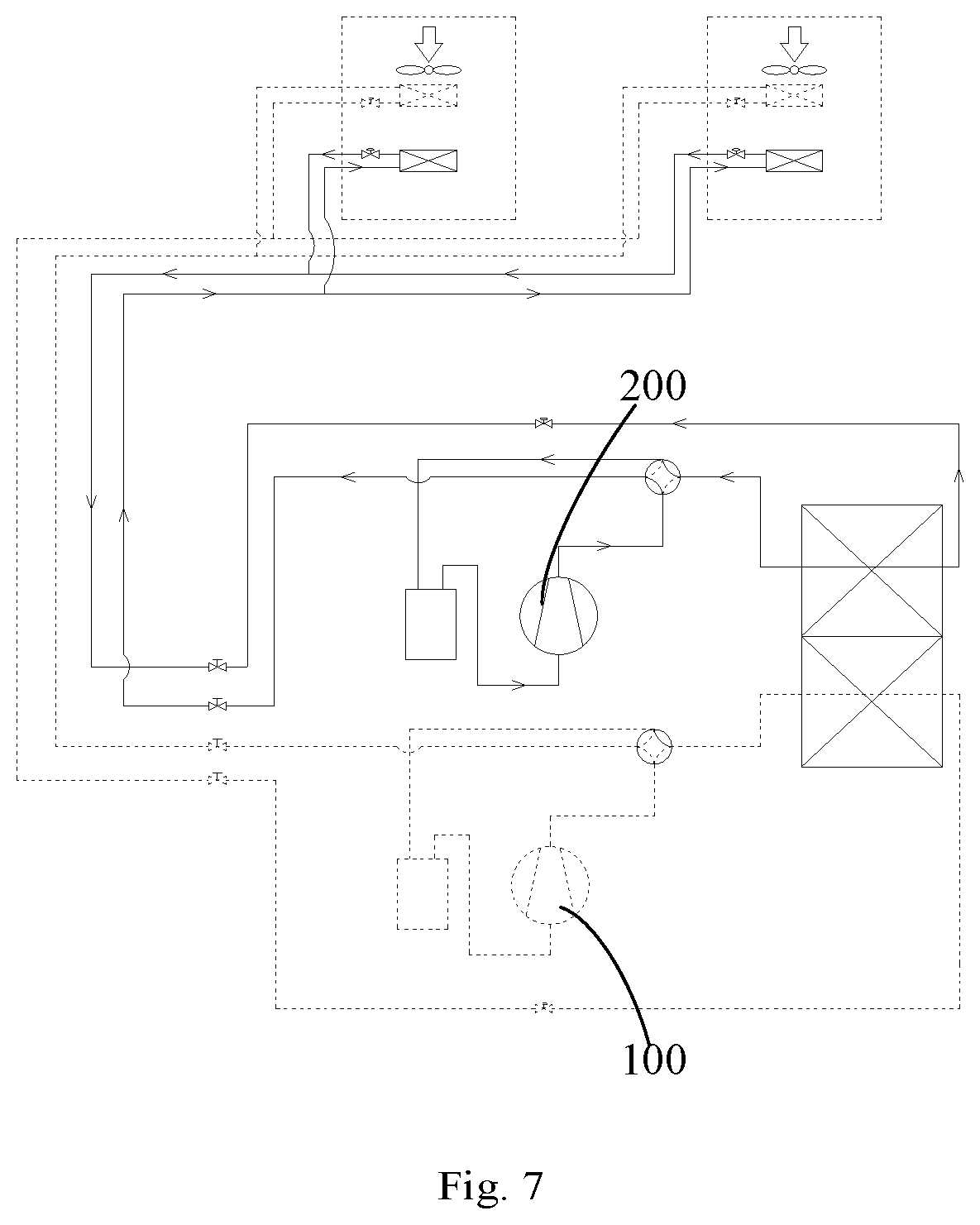 Patent US12104833 Figure 7 – Air conditioner and control method therefor