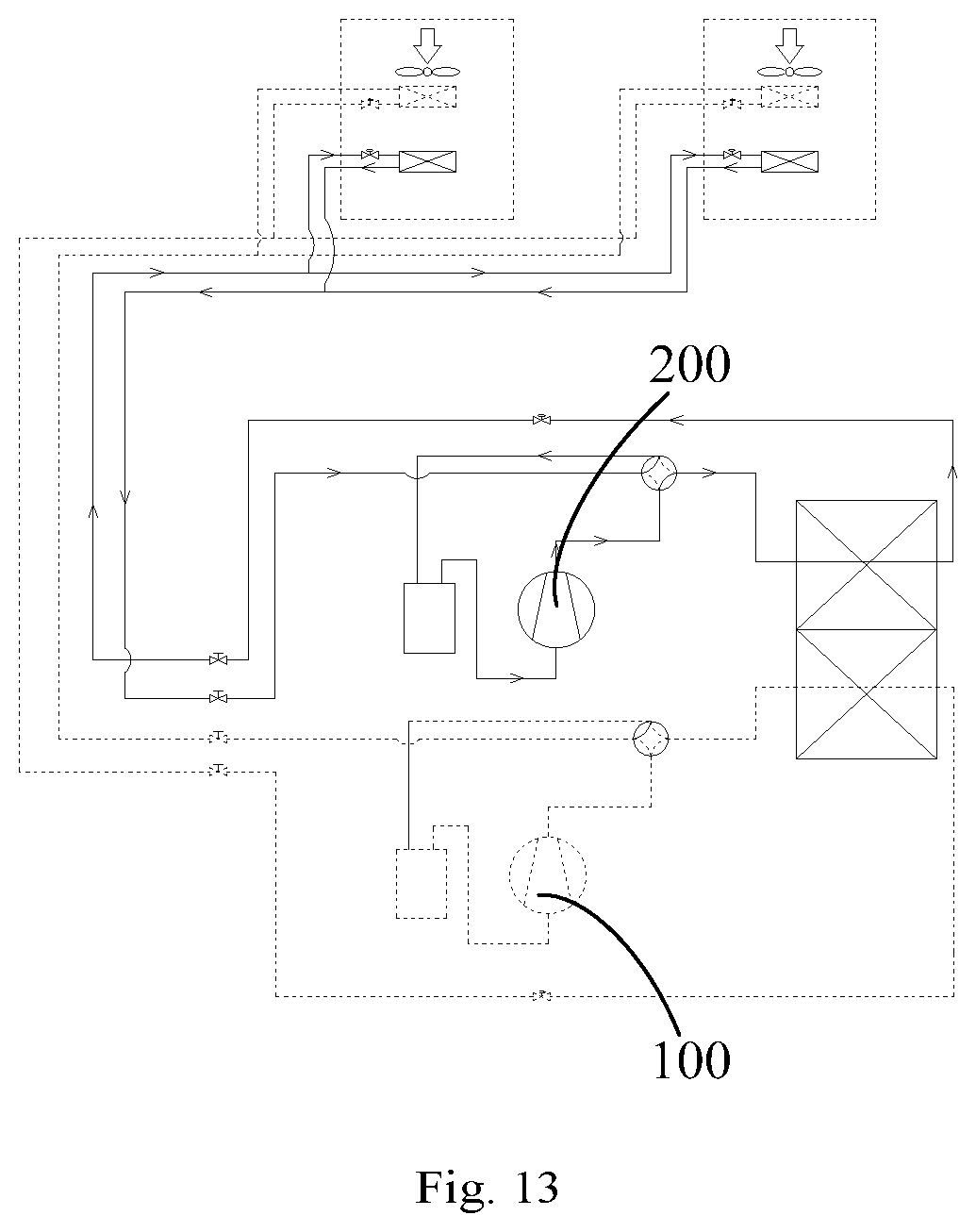 Patent US12104833 Figure 13 – Air conditioner and control method therefor