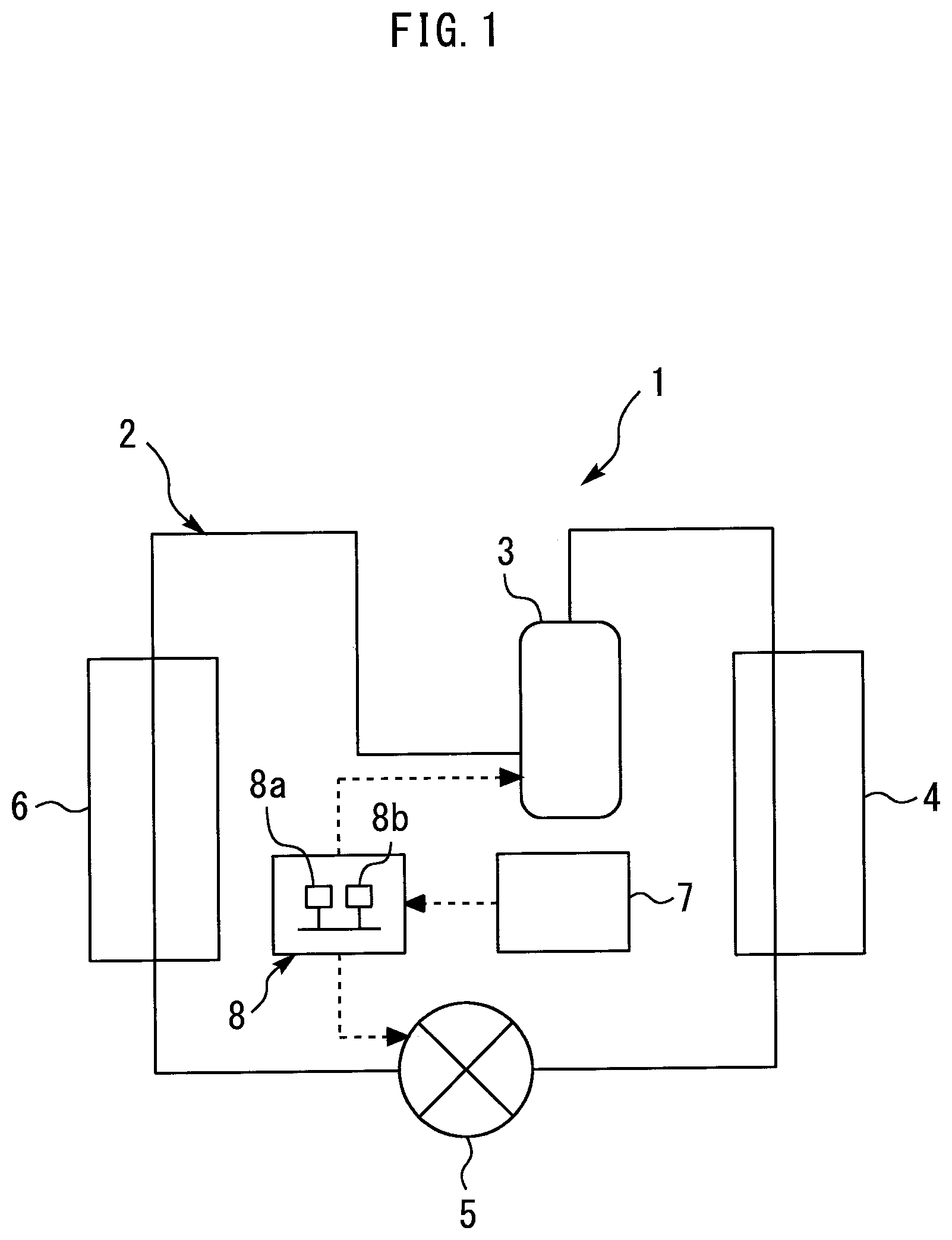 Patent US12104835 — Refrigeration cycle system — Figure 1
