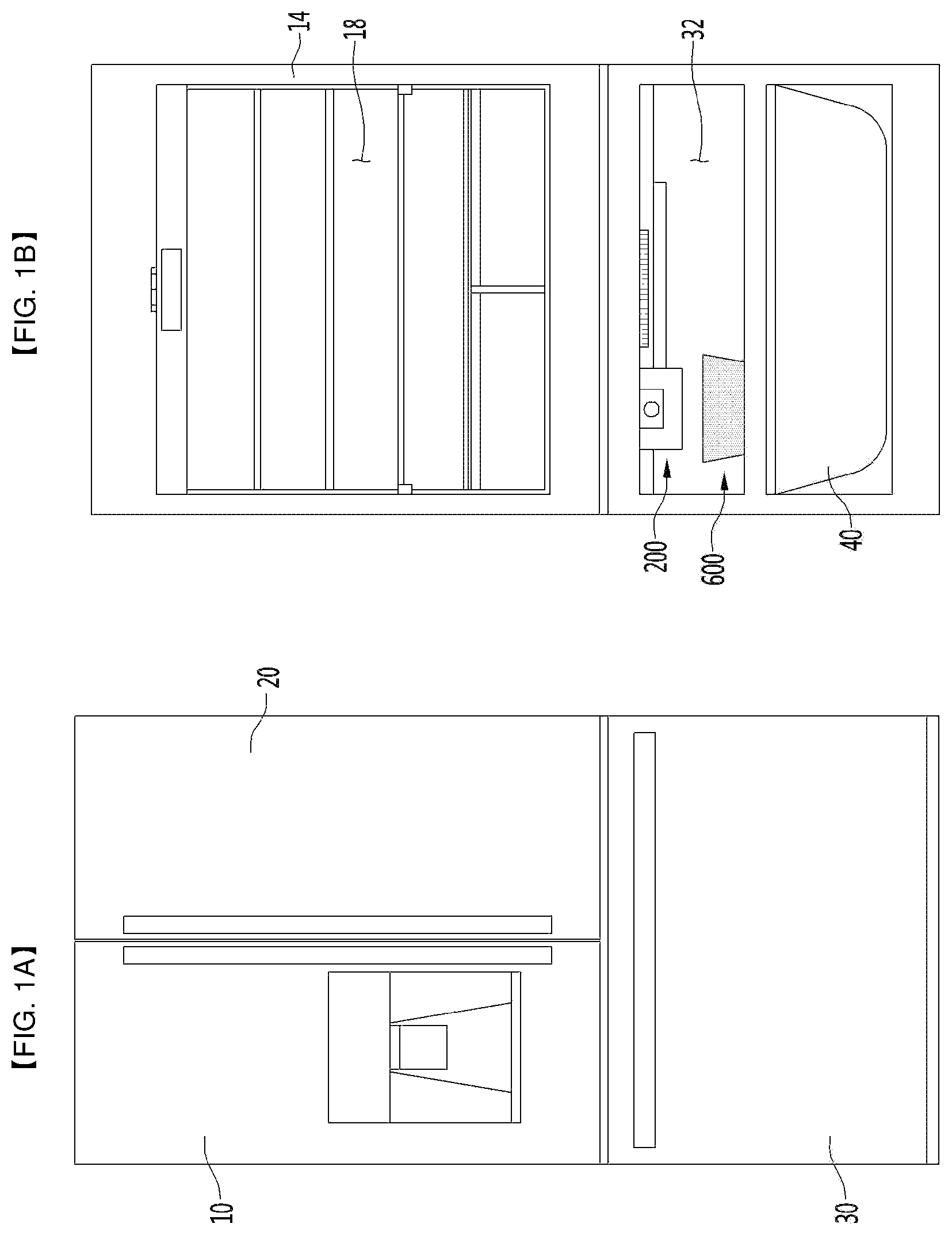Patent US12104837 Figure 1 – Refrigerator
