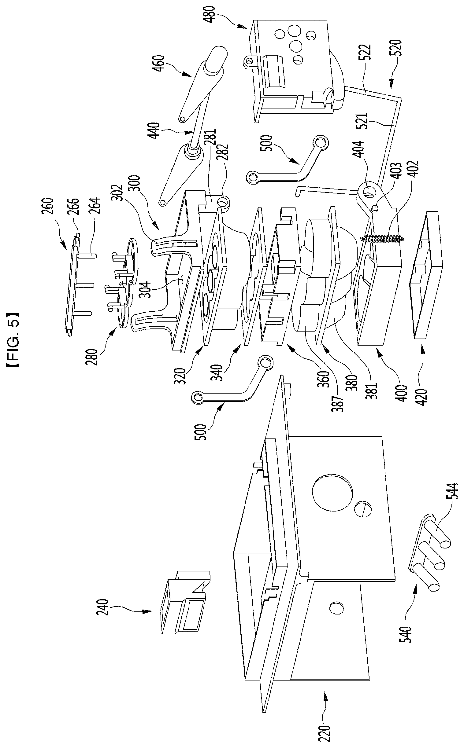 Patent US12104837 Figure 4 – Refrigerator