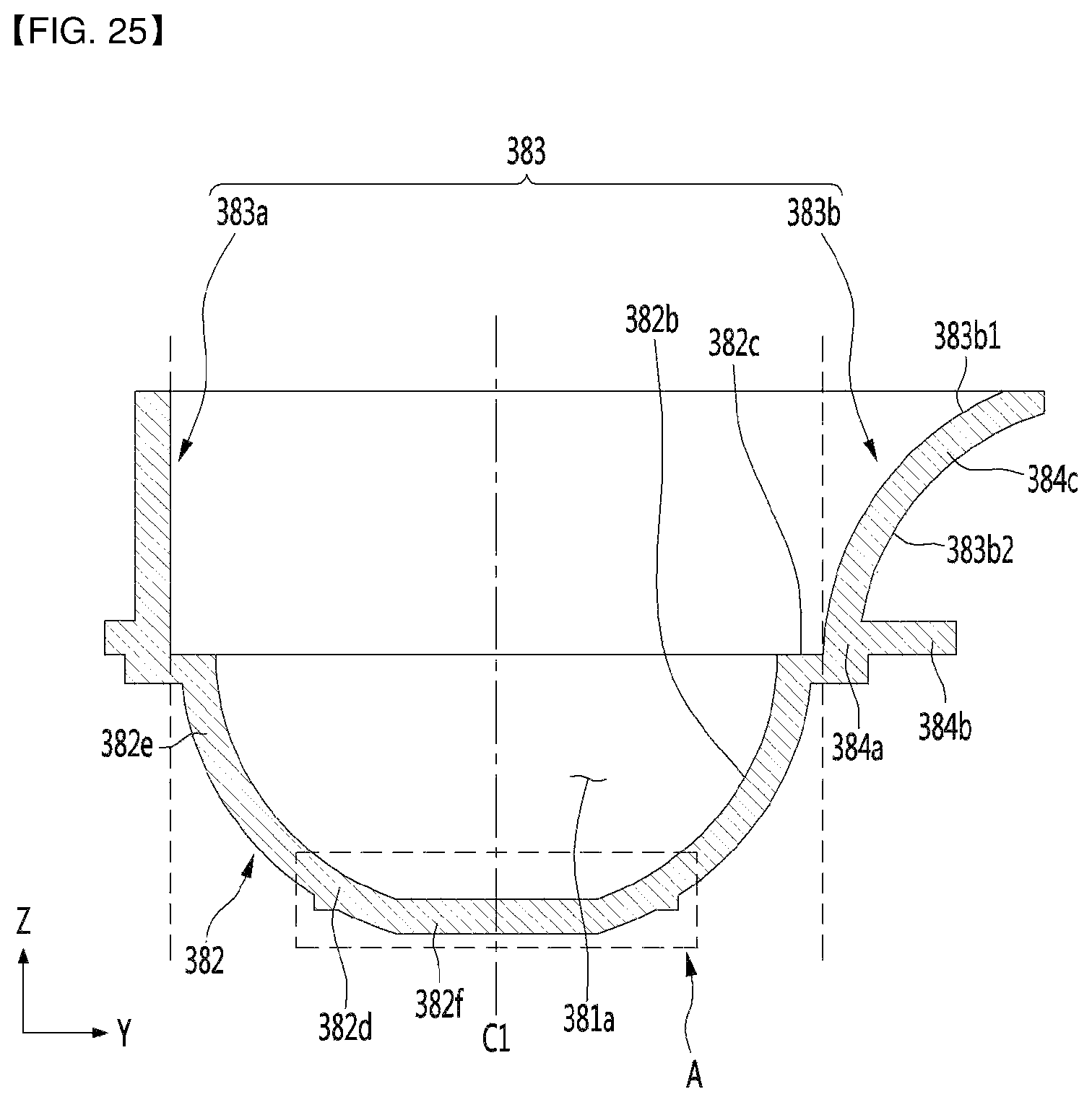 Patent US12104837 Figure 18 – Refrigerator