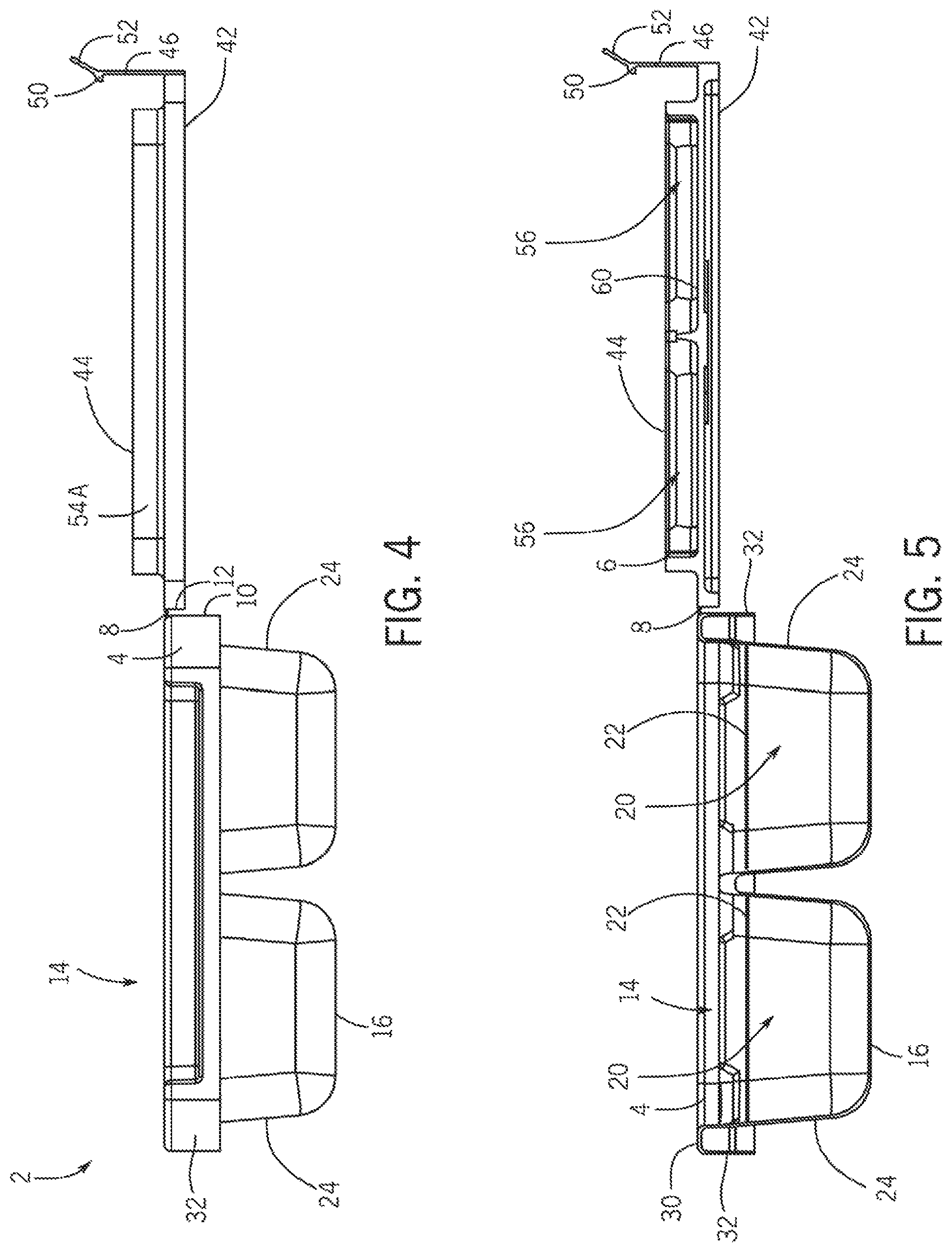 Patent US12104838 Figure 4 – Ice cube tray