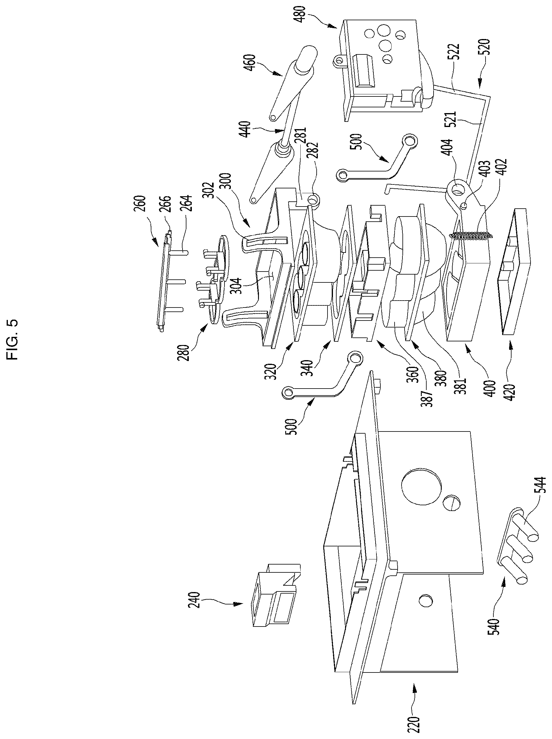 Patent US12104839 Figure 5 – Ice maker and refrigerator comprising same