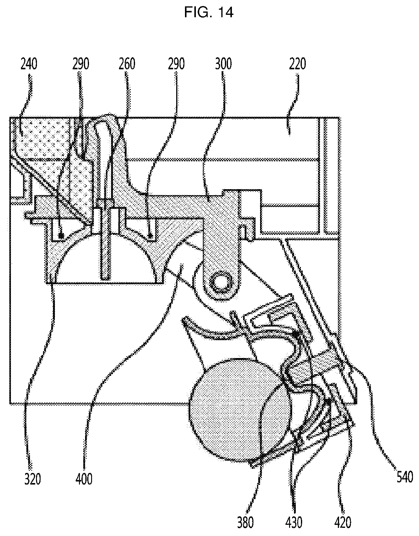 Patent US12104840 Figure 12 – Refrigerator and method for controlling same