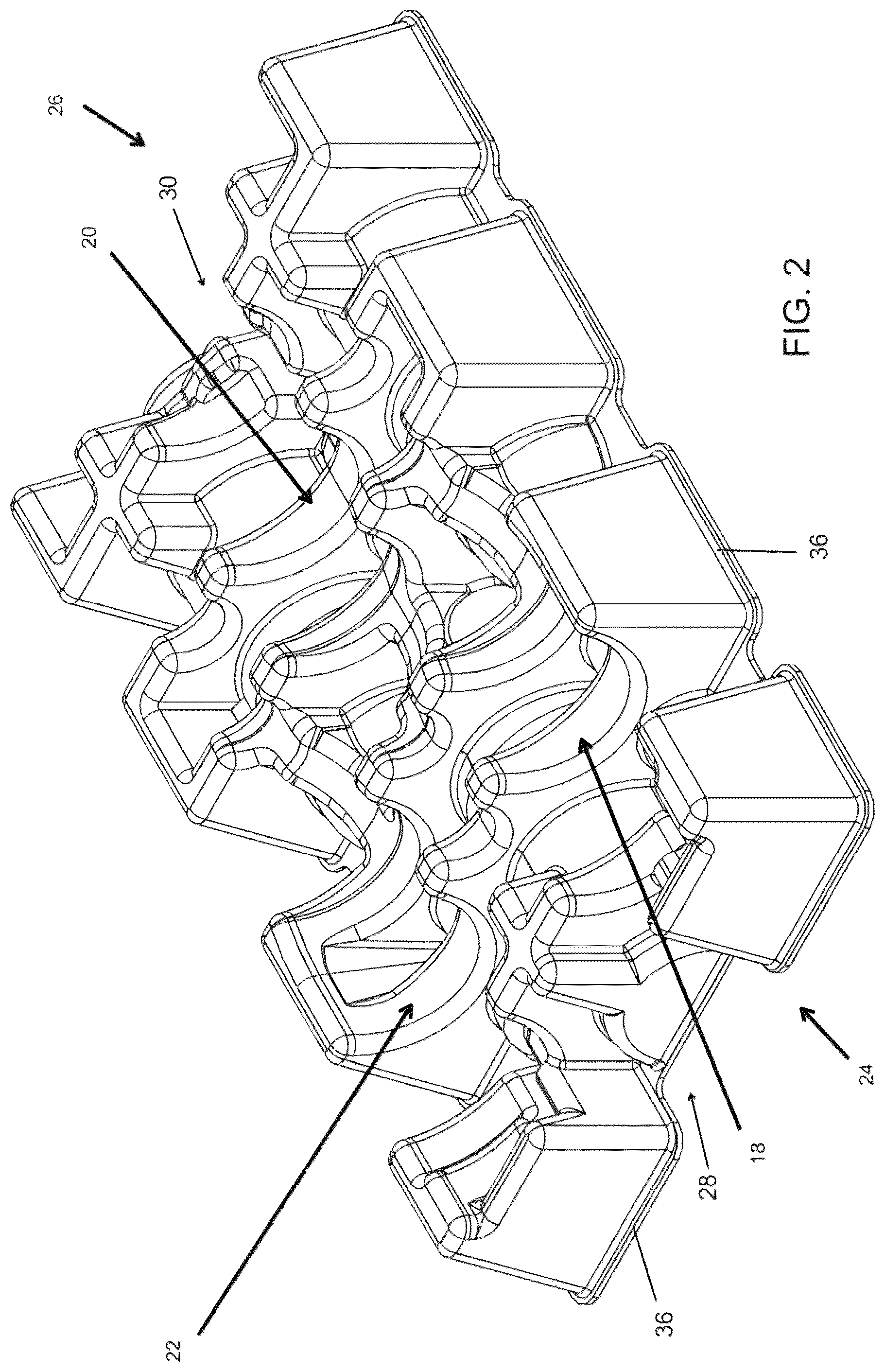 Patent US12104847 Figure 2 – Container shipping protector with improved thermal regulation