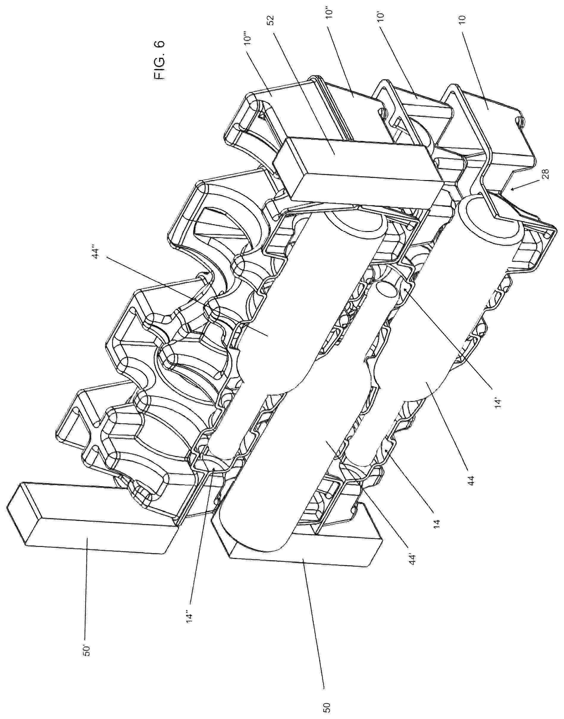 Patent US12104847 Figure 6 – Container shipping protector with improved thermal regulation