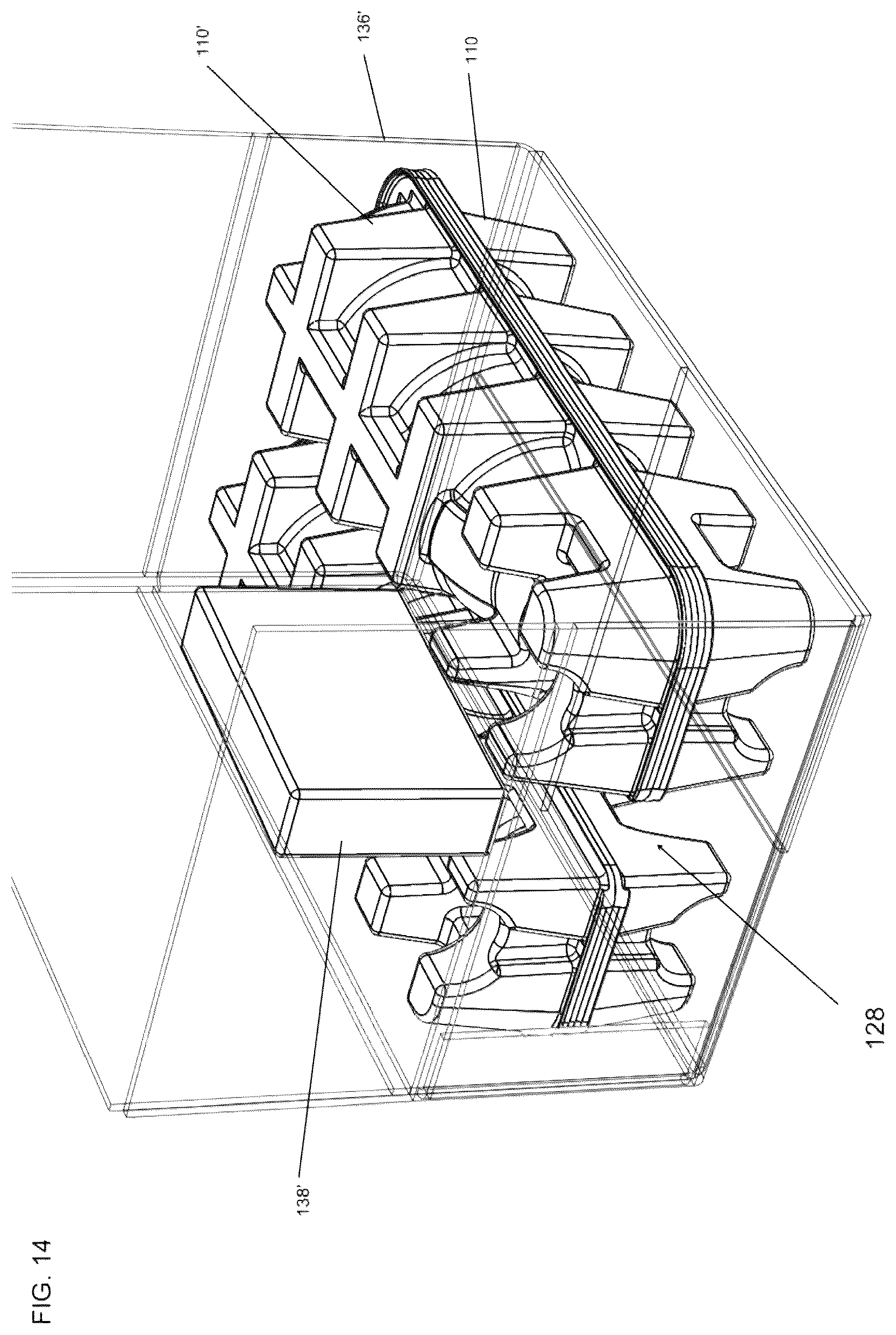 Patent US12104847 Figure 14 – Container shipping protector with improved thermal regulation