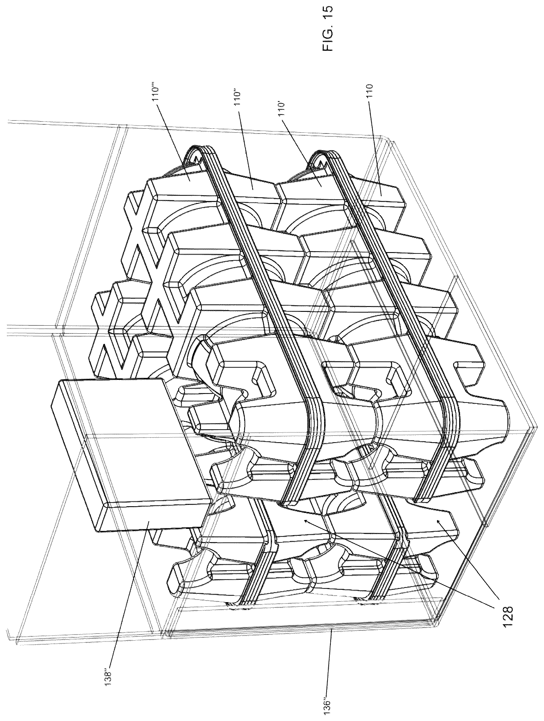 Patent US12104847 Figure 15 – Container shipping protector with improved thermal regulation