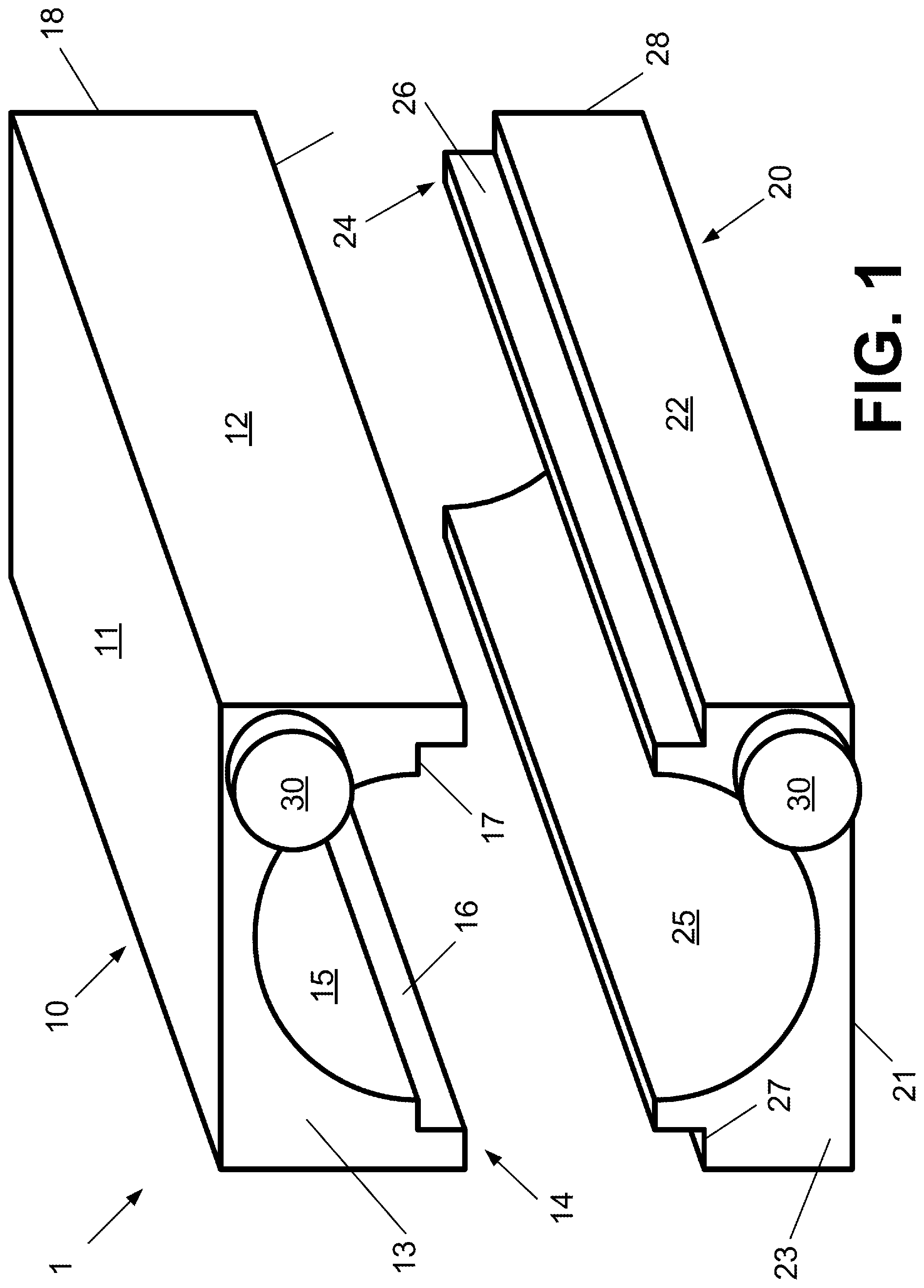 Patent US12104848 Figure 1 – Cooling device for cooling beverages