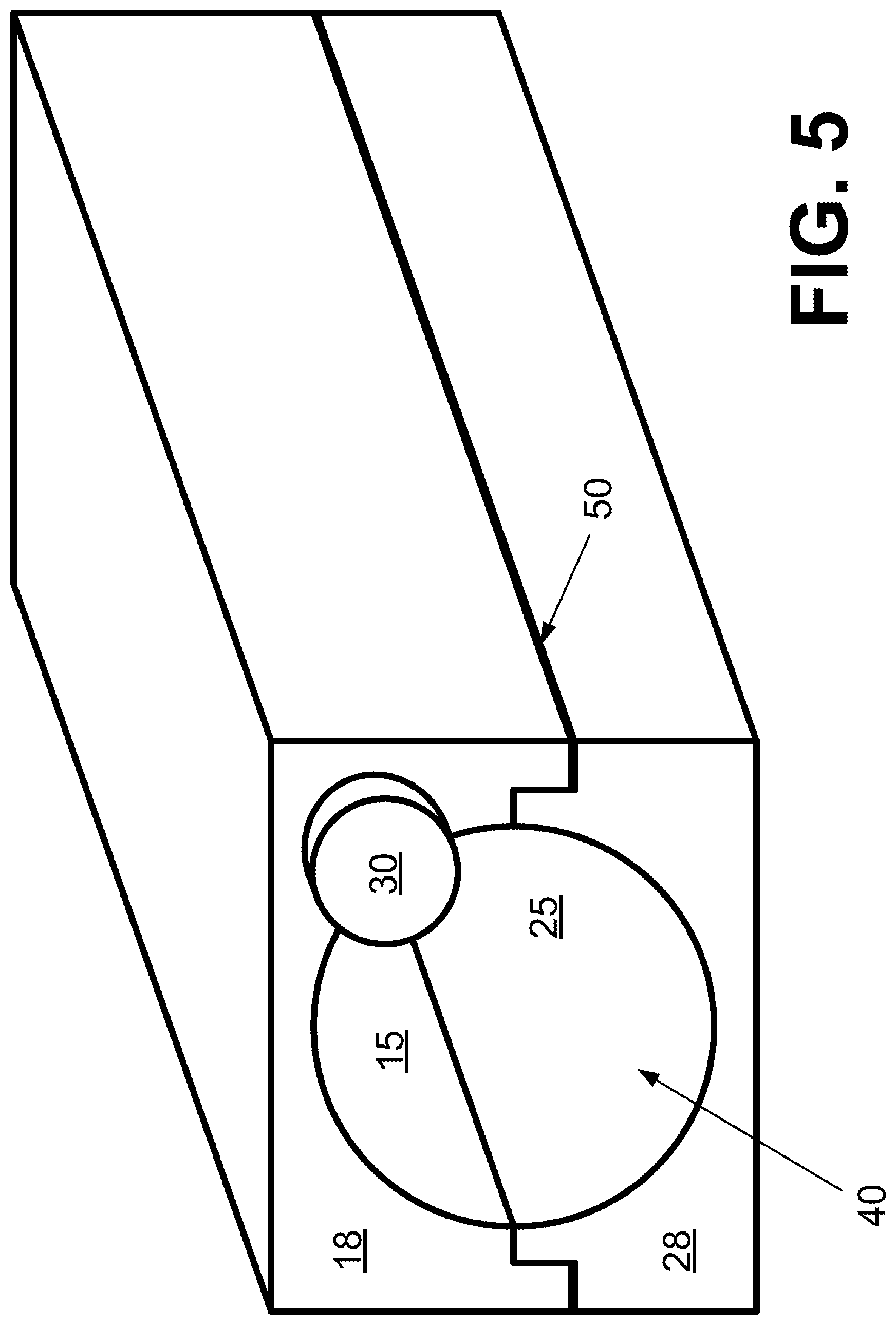Patent US12104848 Figure 5 – Cooling device for cooling beverages