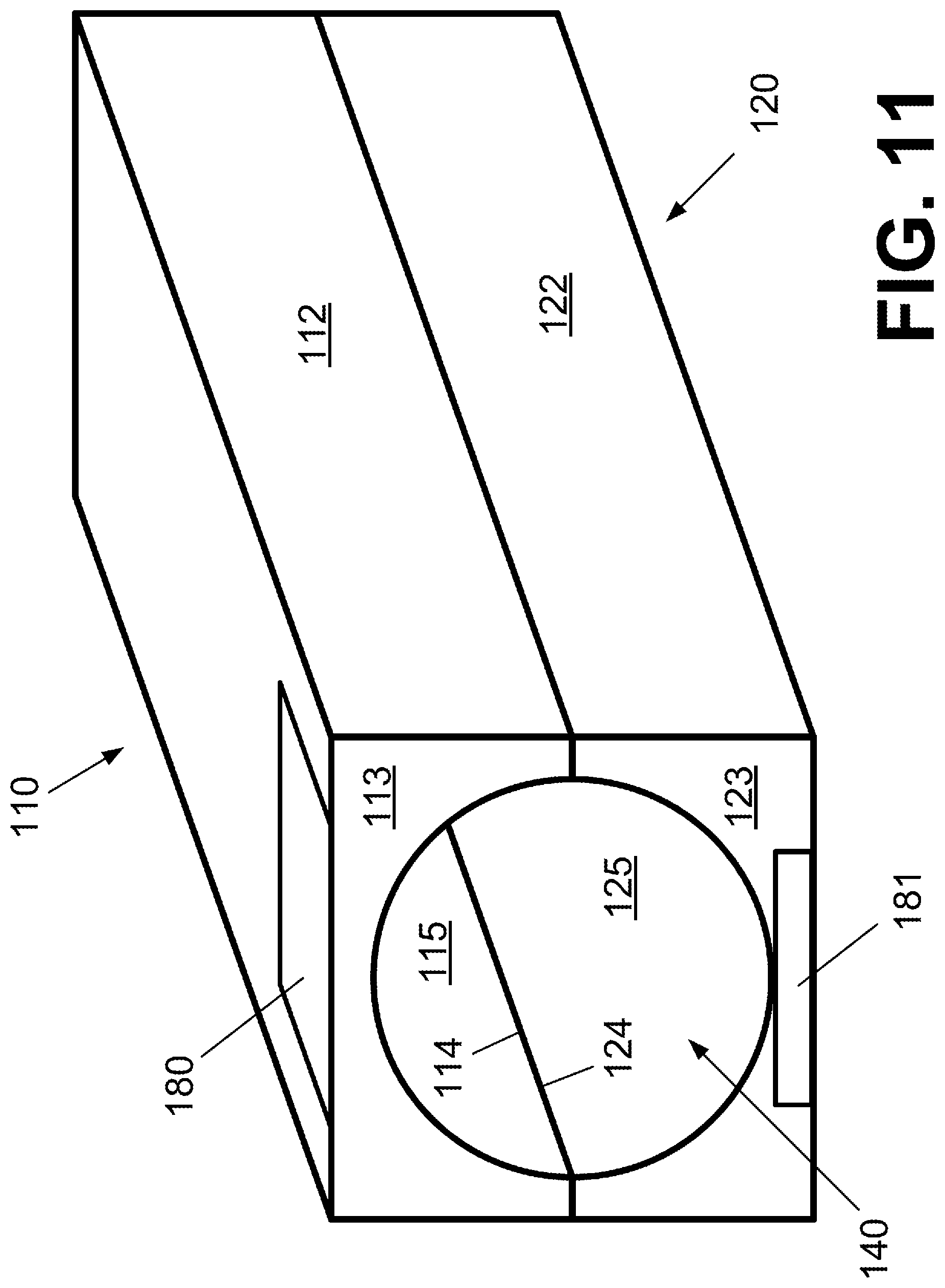 Patent US12104848 Figure 10 – Cooling device for cooling beverages