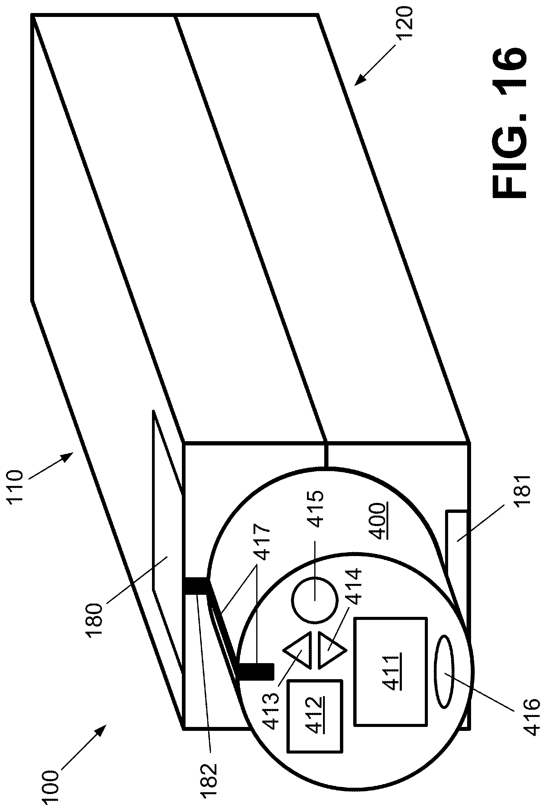 Patent US12104848 Figure 14 – Cooling device for cooling beverages