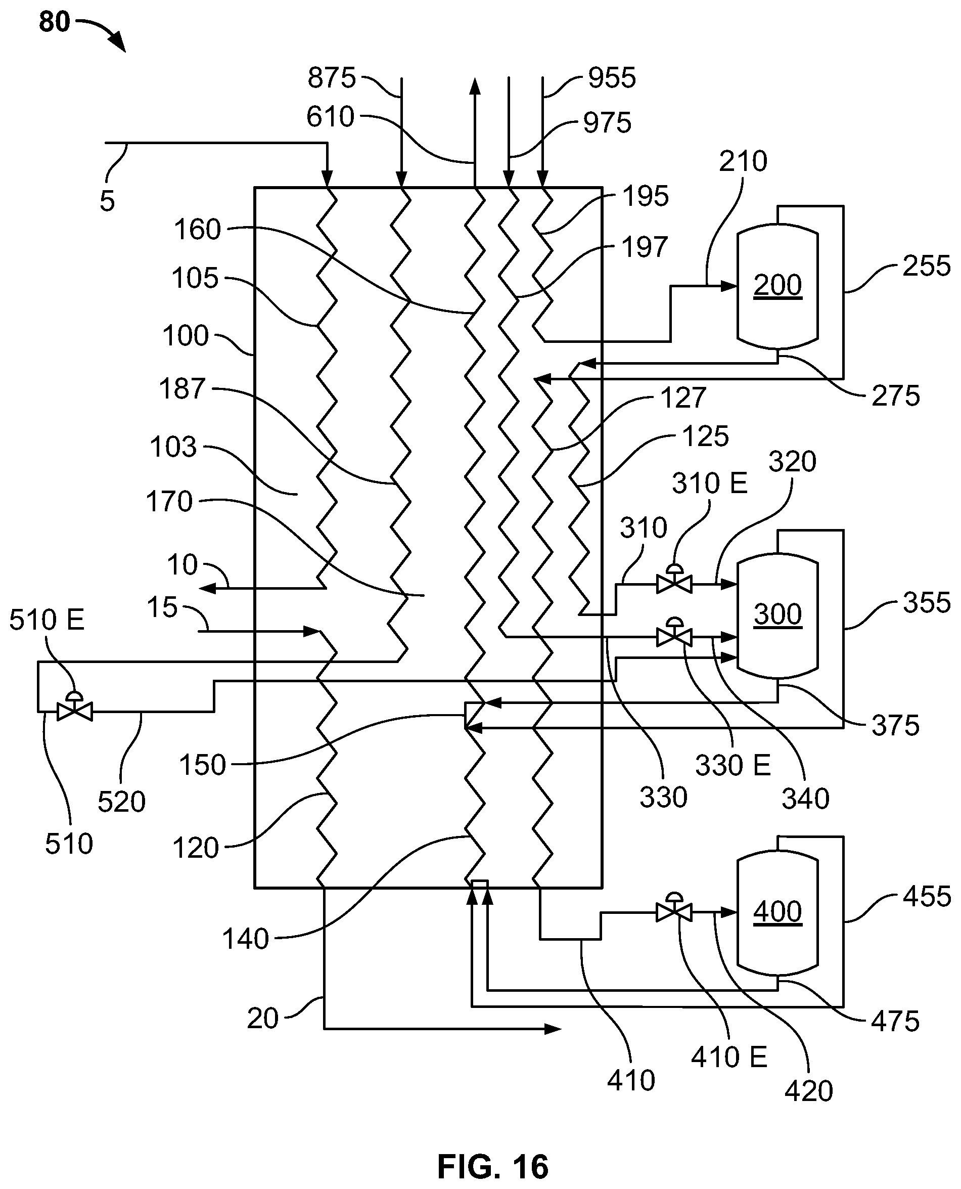 Patent US12104849 Figure 15 – Mixed refrigerant system and method